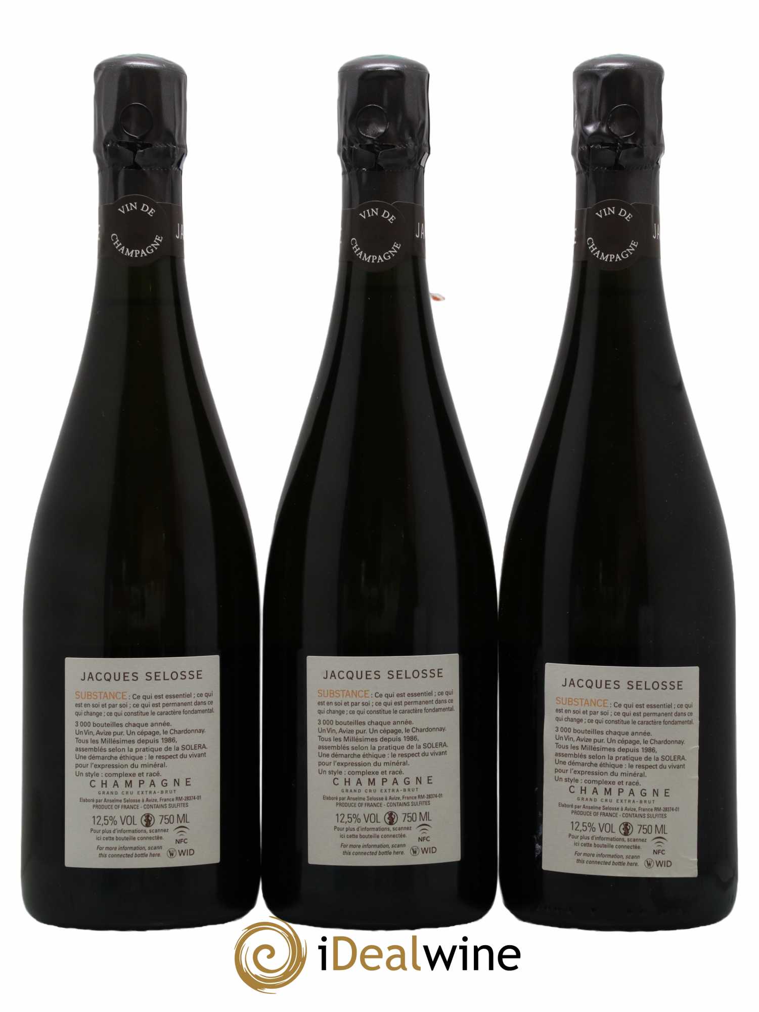 Substance Jacques Selosse - Posten von 3 Flaschen - 1