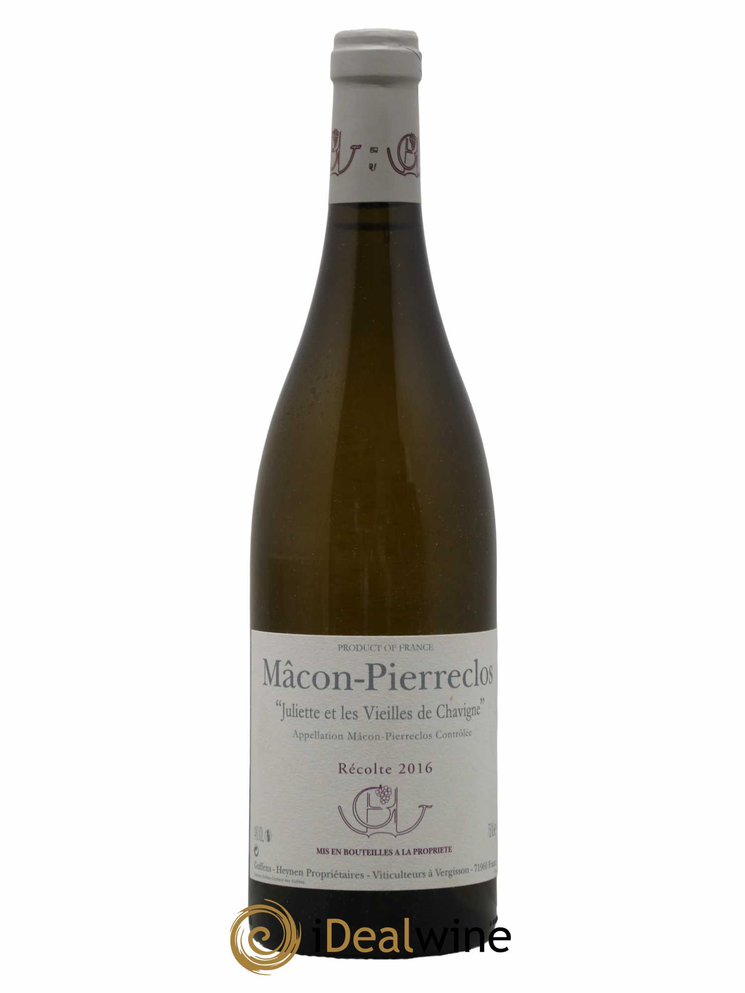Mâcon-Pierreclos Juliette et Les Vieilles de Chavigne Guffens-Heynen 2016 - Lot de 1 bouteille - 0