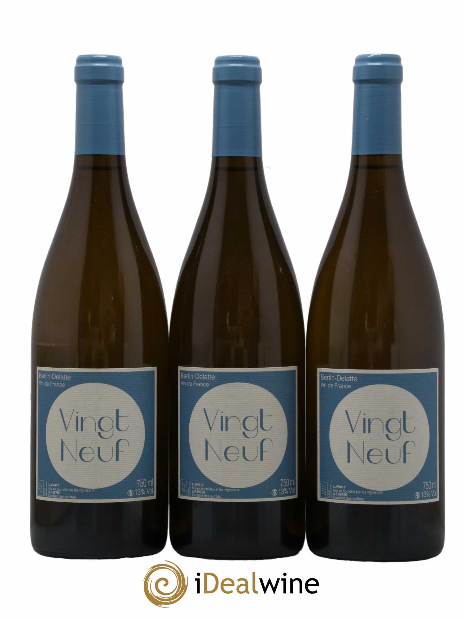 Vin de France Vingt Neuf Bertin-Delatte 2017 - Lot de 3 bouteilles - 0