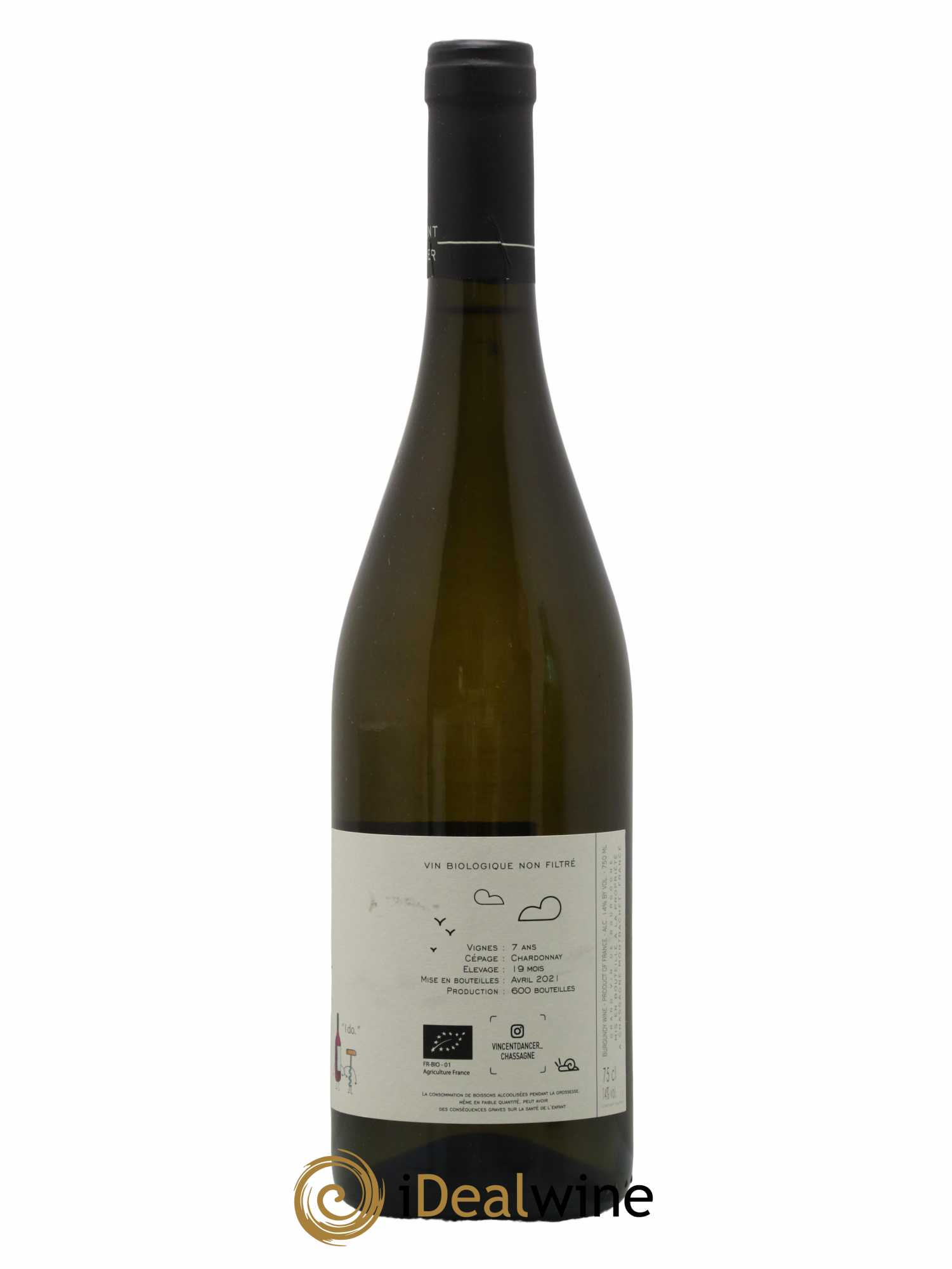 Chassagne-Montrachet 1er Cru Morgeot Vincent Dancer 2019 - Lot de 1 bouteille - 1