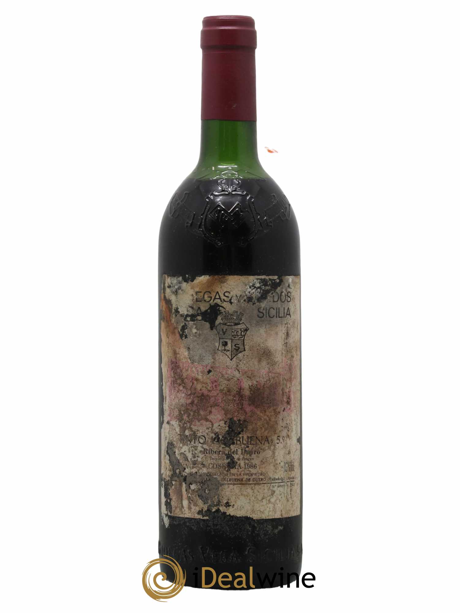 Ribera Del Duero DO Vega Sicilia Valbuena 5 ano Famille Alvarez 1986 - Lot de 1 bouteille - 0