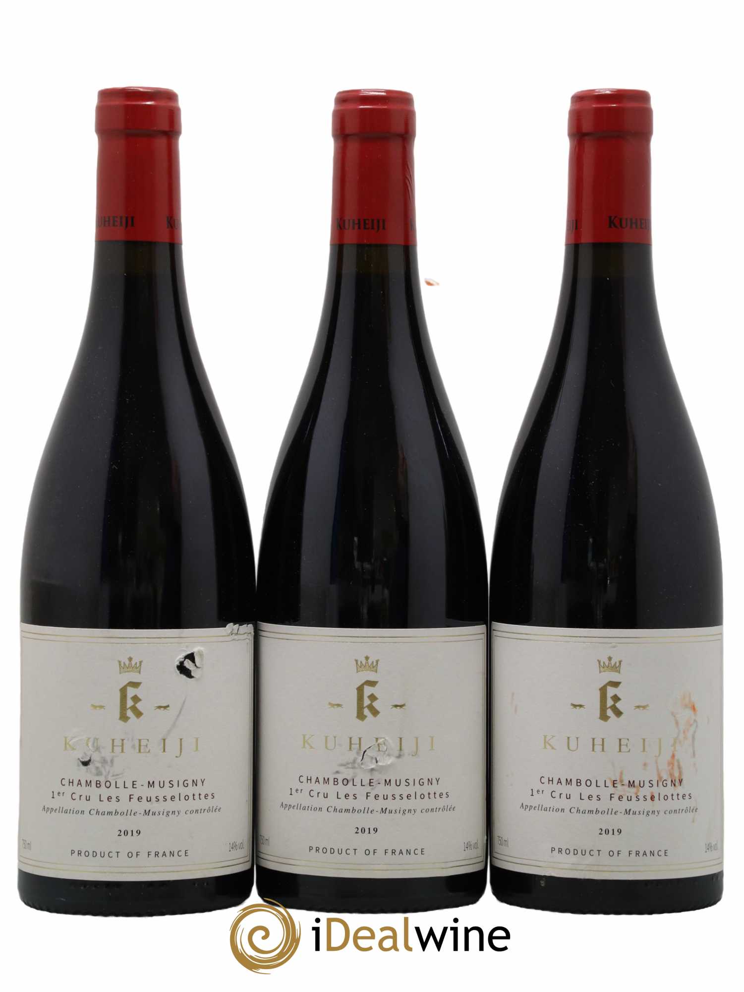Chambolle-Musigny 1er Cru Les Feusselotes Domaine Kuheiji 2019 - Lot de 3 bouteilles - 0