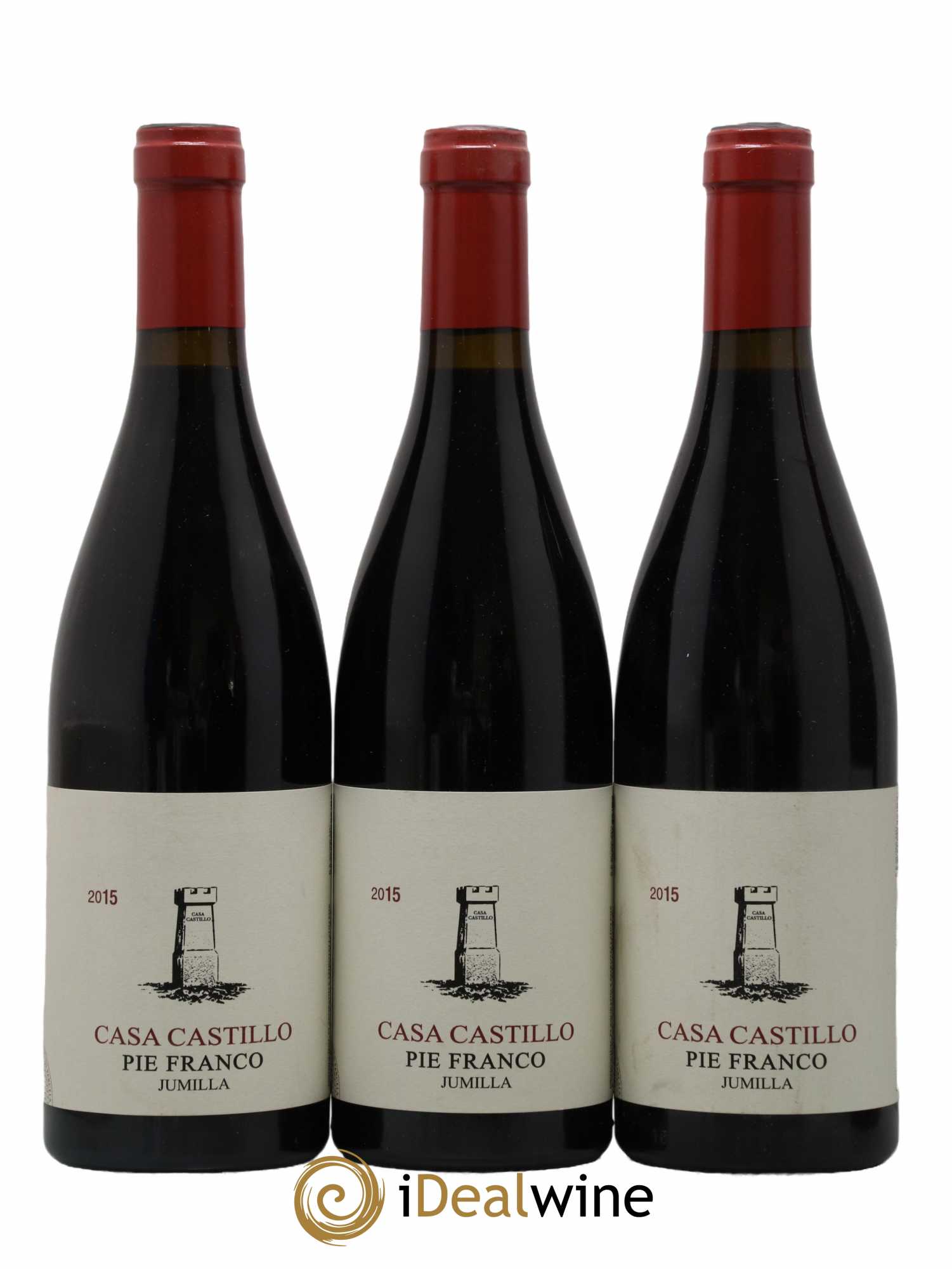 Espagne Casa Castillo Pie Franco Monastrell Vieilles Vignes 2015 - Posten von 6 Flaschen - 1