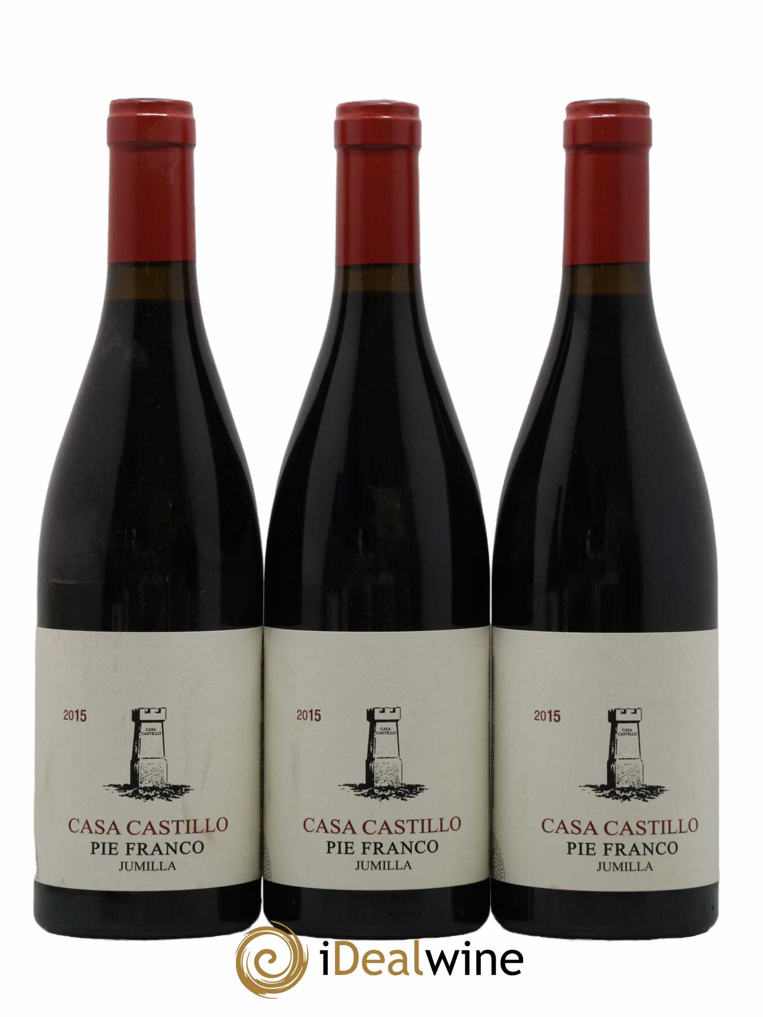 Espagne Casa Castillo Pie Franco Monastrell Vieilles Vignes 2015 - Posten von 6 Flaschen - 2
