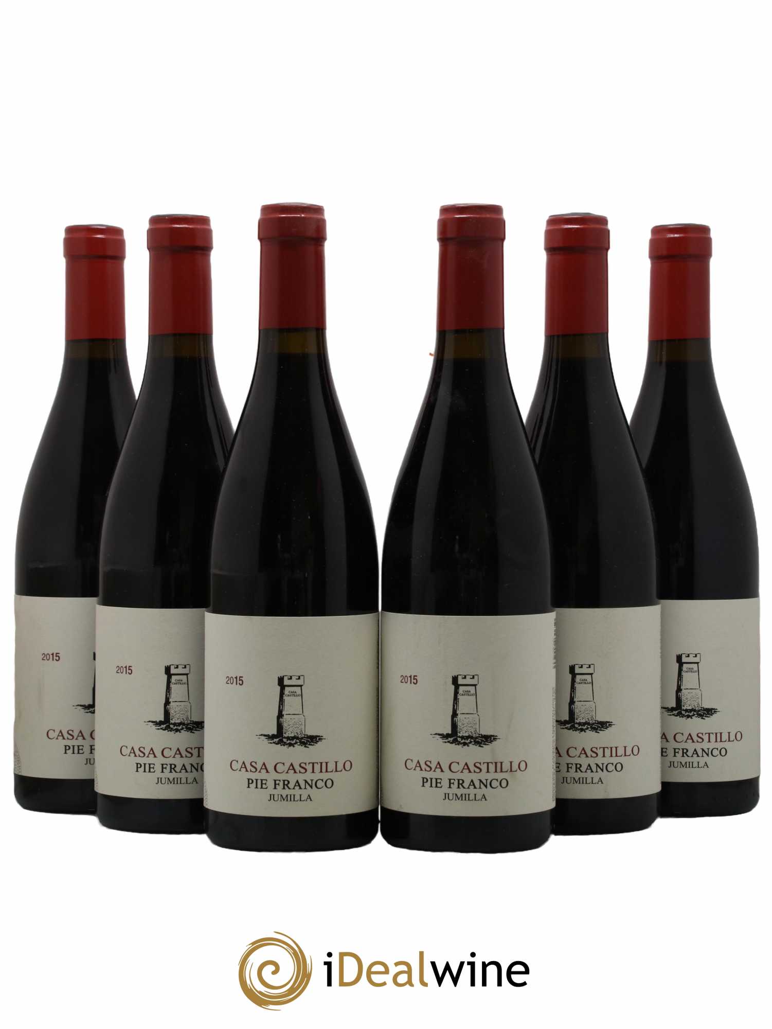 Espagne Casa Castillo Pie Franco Monastrell Vieilles Vignes 2015 - Posten von 6 Flaschen - 0
