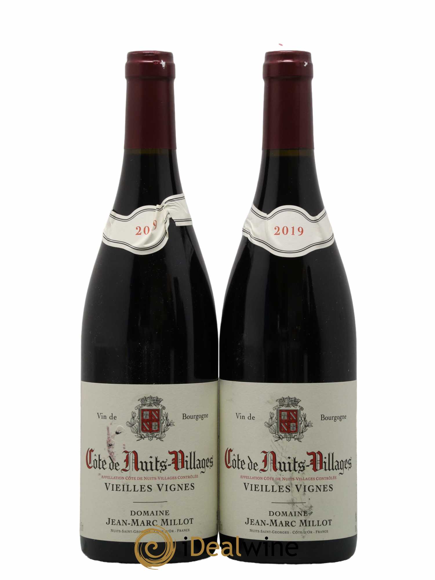 Côte de Nuits-Villages Vieilles Vignes Domaine Jean Marc Millot 2019 - Lot de 2 bouteilles - 0