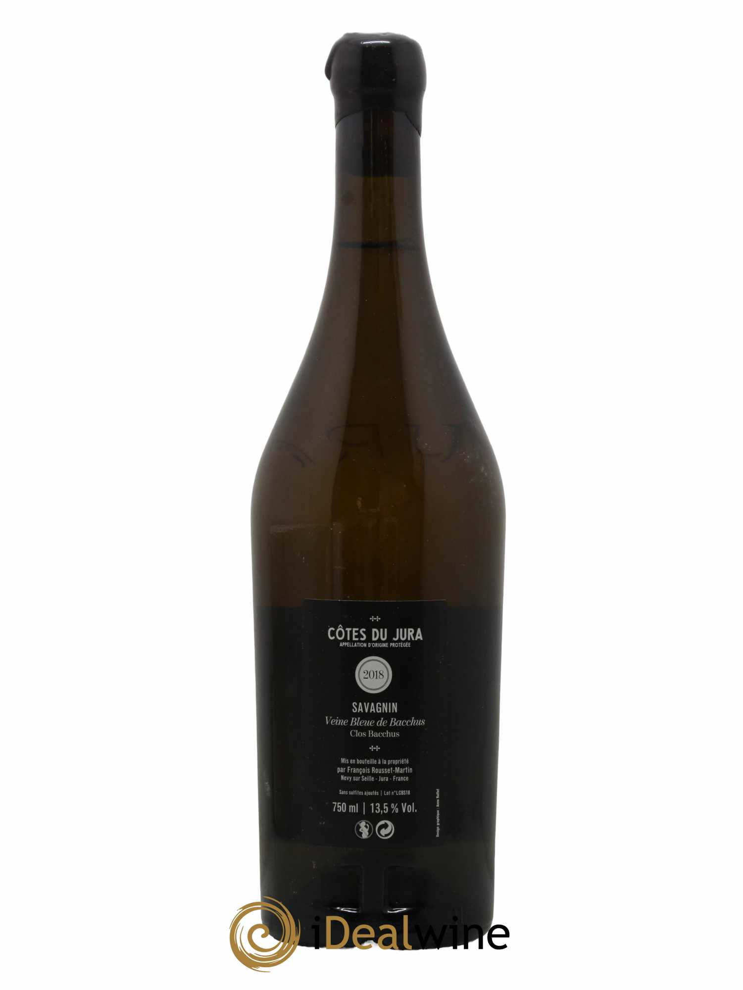 Côtes du Jura La Veine Bleue de Bacchus François Rousset Martin 2018 - Posten von 1 Flasche - 1