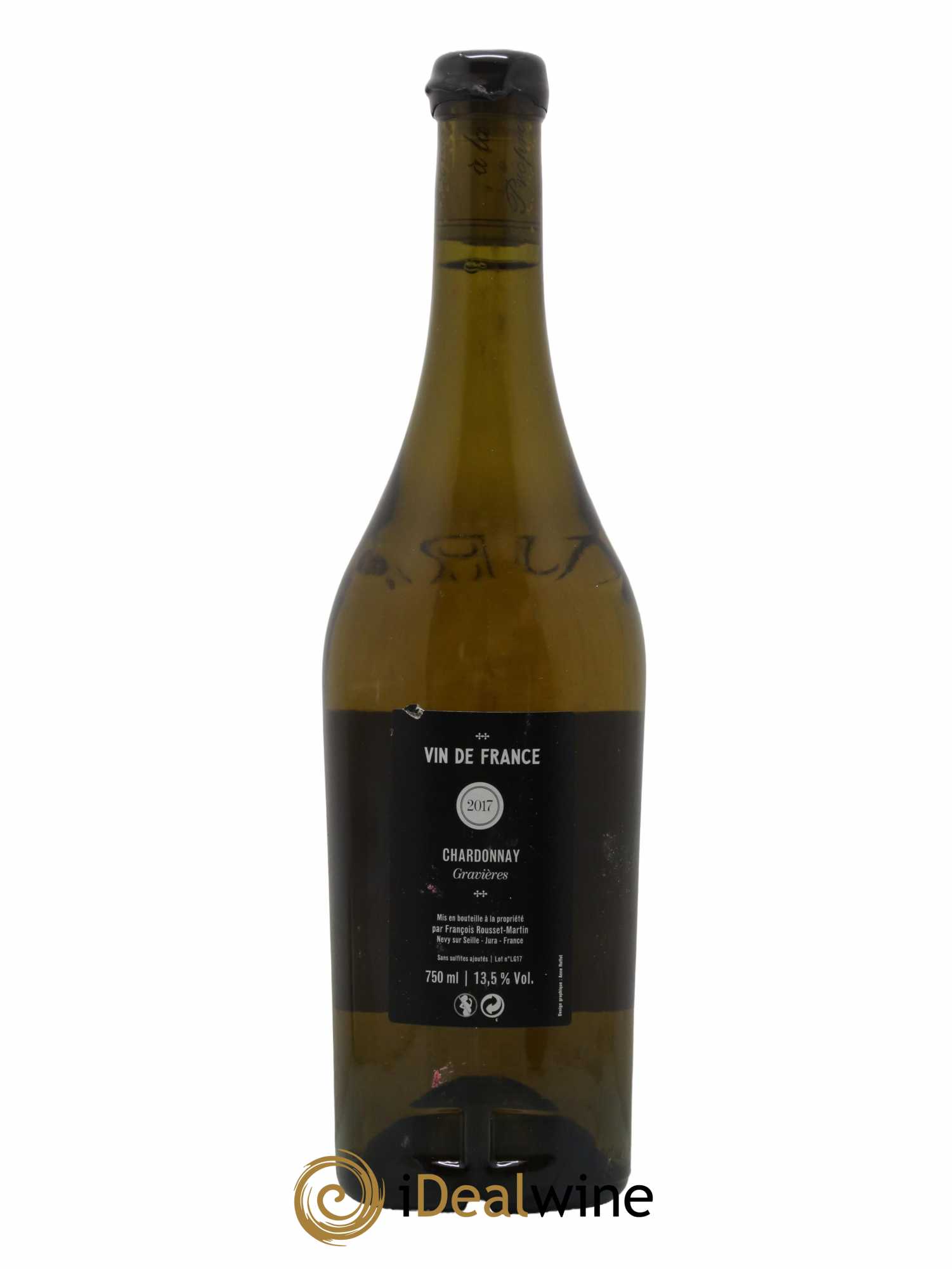 Vin de France Gravières François Rousset Martin 2017 - Lot de 1 bouteille - 1