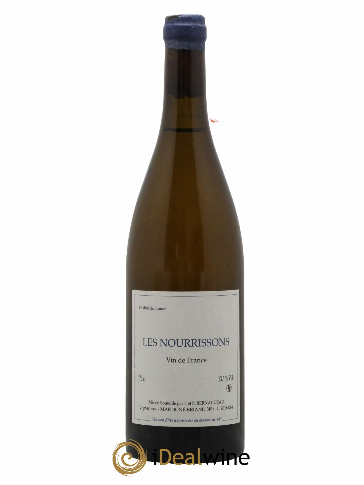 Vin de France Les Nourrissons Stéphane Bernaudeau 2016 - Lot de 1 bouteille - 0