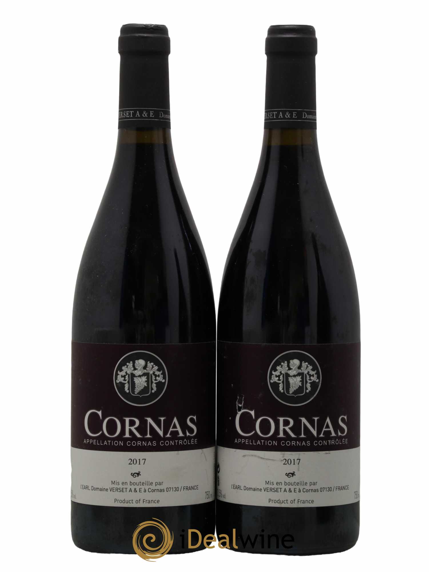 Cornas Alain Verset 2017 - Lot de 2 bouteilles - 0