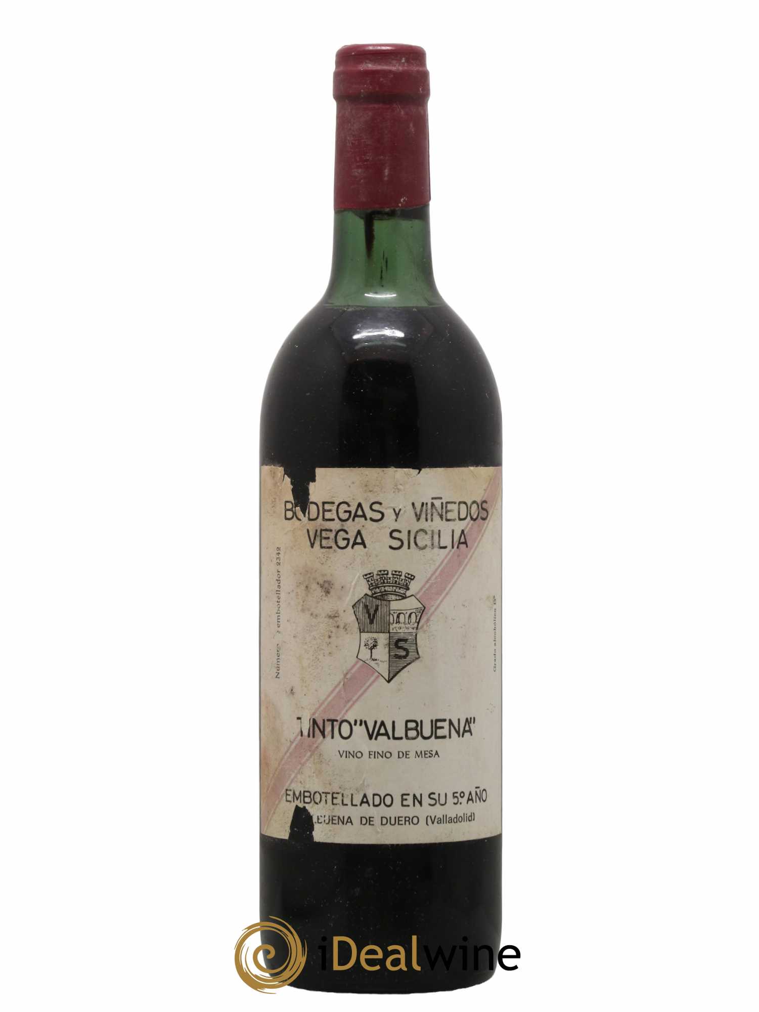 Ribera Del Duero DO Vega Sicilia Valbuena 5 ano Famille Alvarez - Lot de 1 bouteille - 0