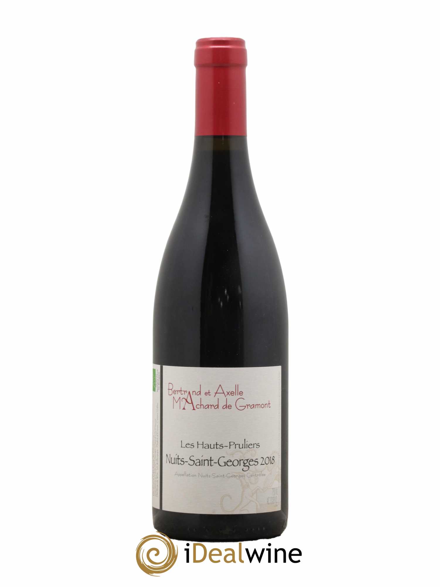 Nuits-Saint-Georges Les Hauts-Pruliers Machard de Gramont Les Hauts Pruliers Bertrand et Axelle Machard De Gramont 2018 - Lot de 1 bouteille - 0