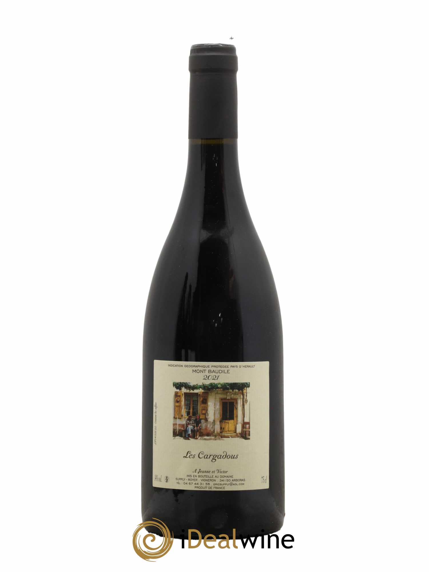 Pays d'Hérault Les Cargadous Mont Baudile 2021 - Lot de 1 bouteille - 0