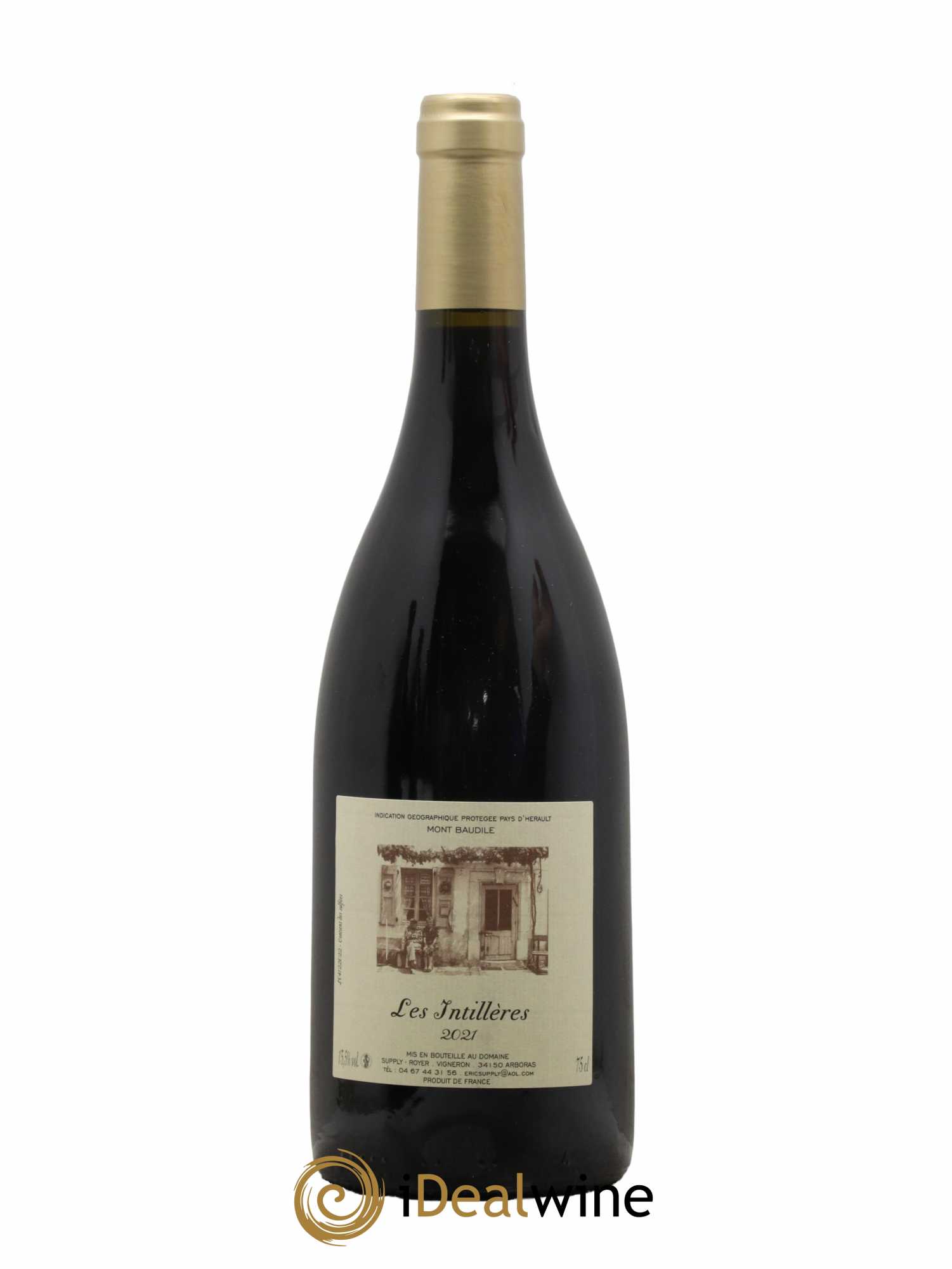 Pays d'Hérault Les Intilleres Mont Baudile 2021 - Lot de 1 bouteille - 0