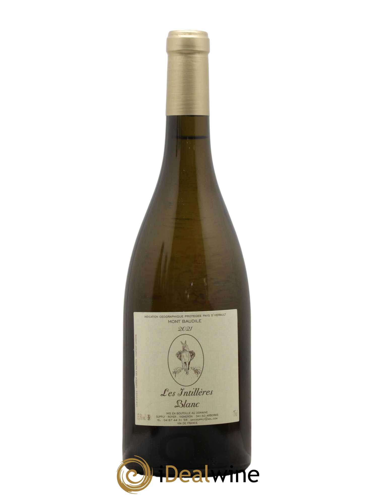 Pays d'Hérault Les Intilleres Mont Baudile 2021 - Lot de 1 bouteille - 0