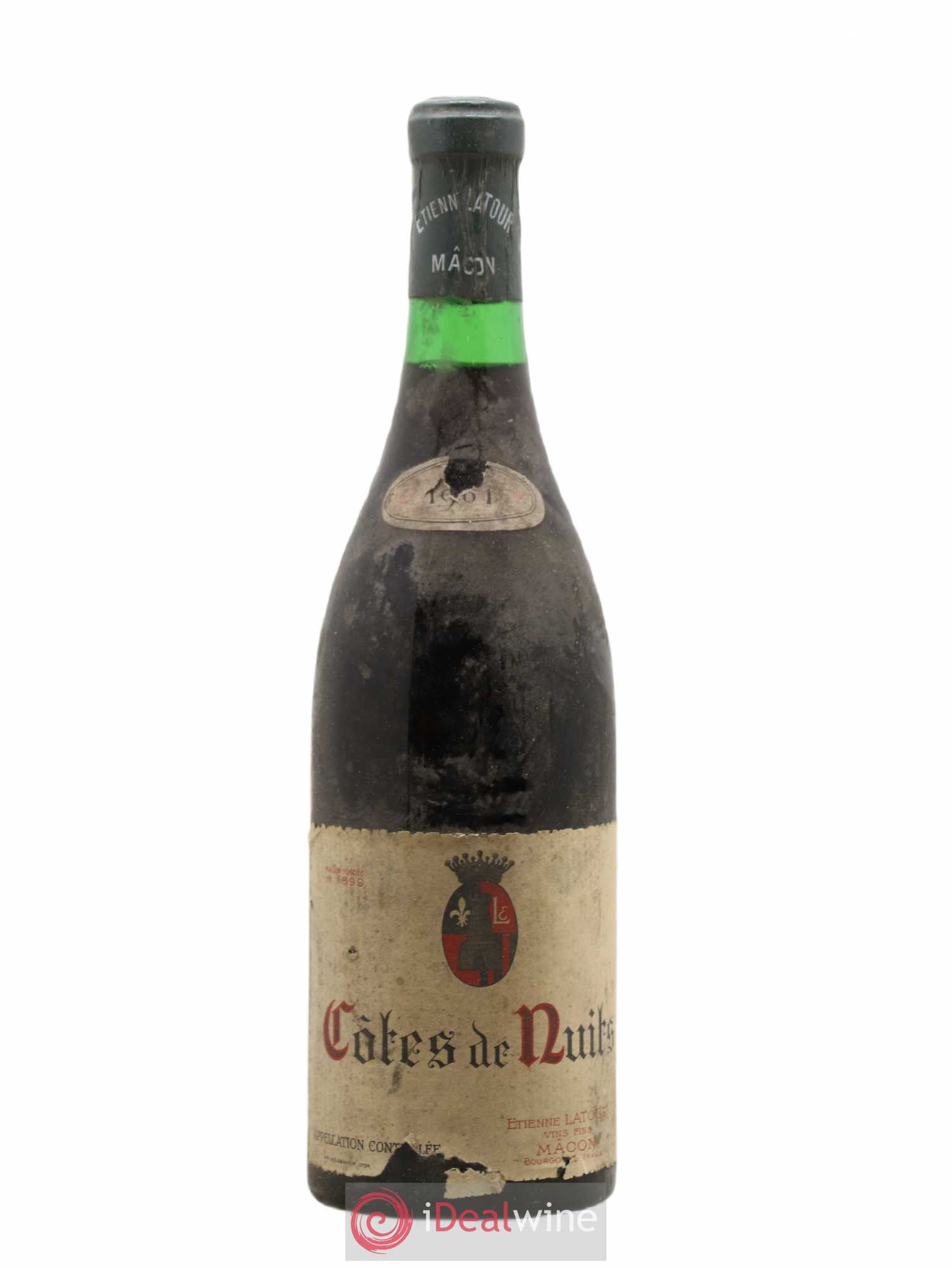 Côte de Nuits-Villages Etienne Latour 1961 - Posten von 1 Flasche - 0