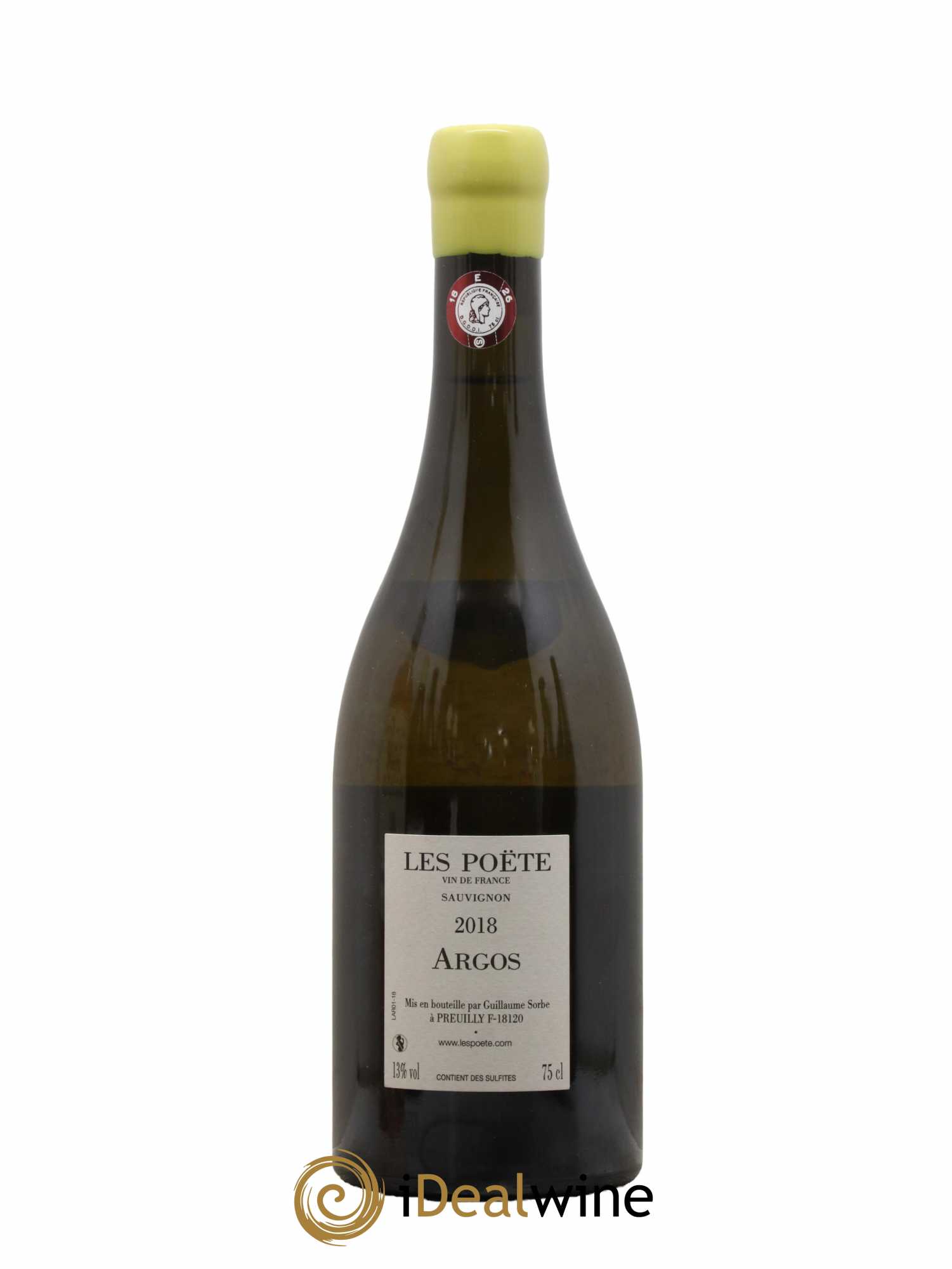 Vin de France (anciennement Quincy) Argos Les Poëte 2018 - Lot de 1 bouteille - 1