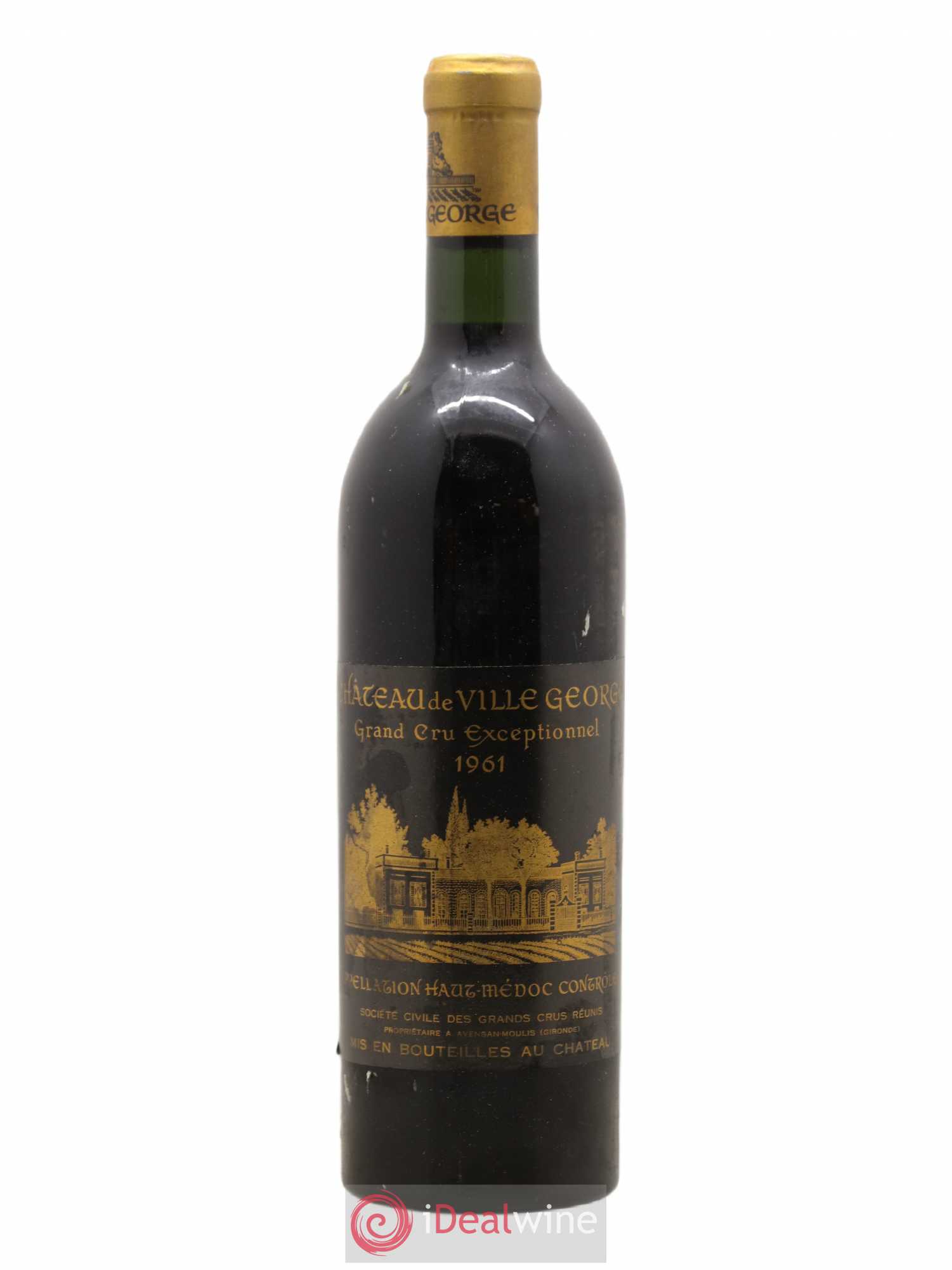 Château Villegeorge Cru Bourgeois Château Ville George 1961 - Lot de 1 bouteille - 0