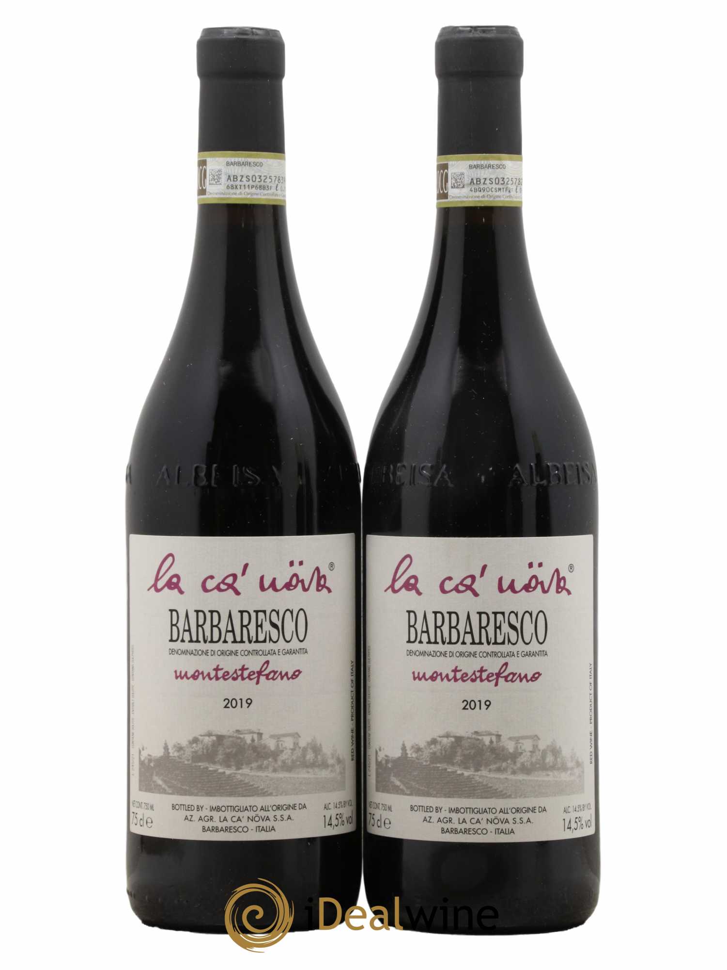 Barbaresco DOCG La Ca' Nova Montestefano 2019 - Lot de 2 bouteilles - 0