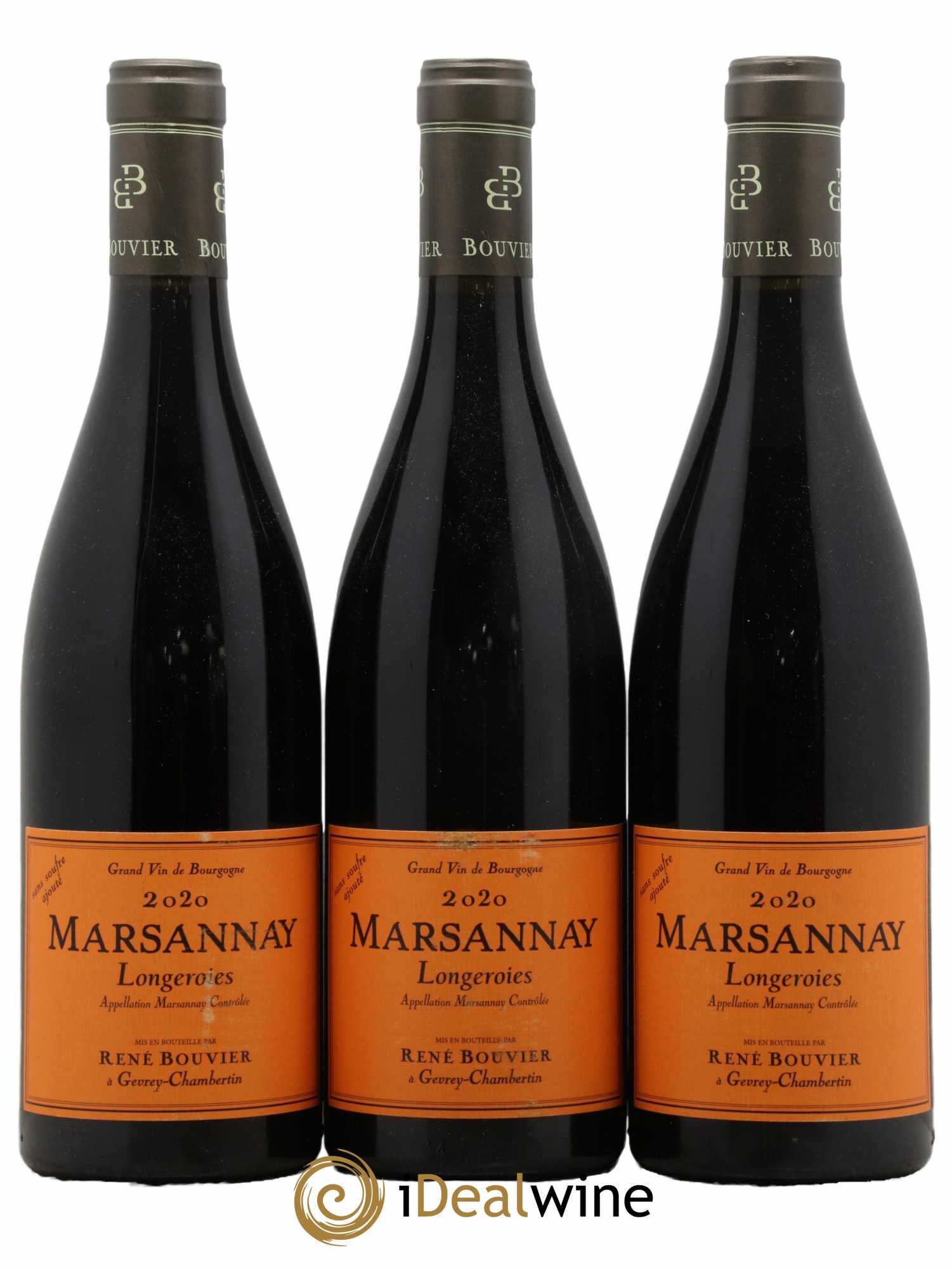 Marsannay Les Longeroies René Bouvier (Domaine) 2020 - Lot de 3 bouteilles - 0