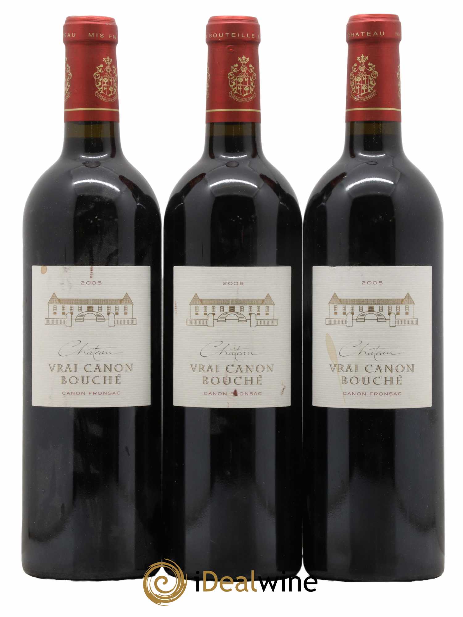 Canon-Fronsac Vrai Canon Bouche 2005 - Lot de 3 bouteilles - 0