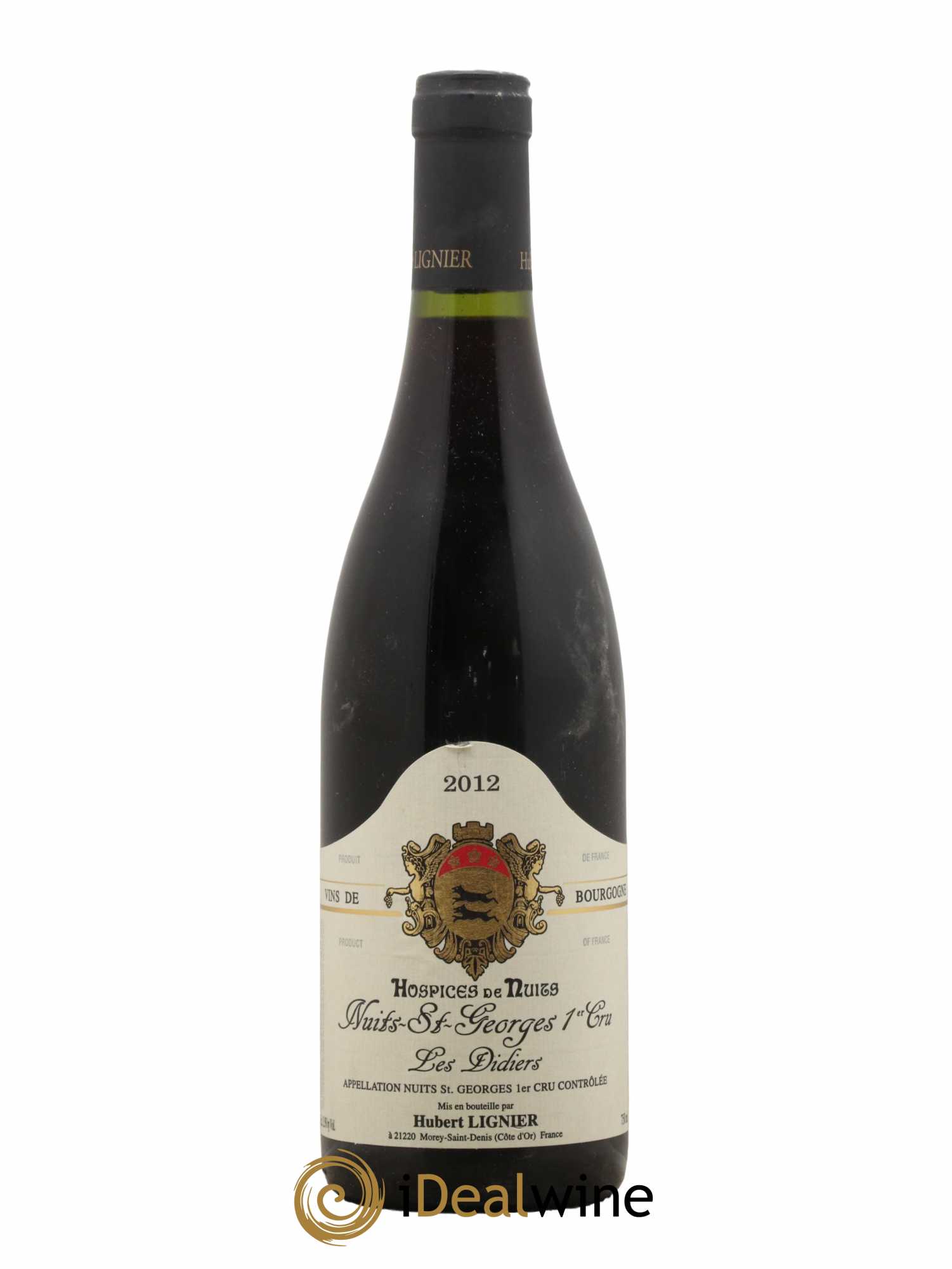 Nuits-Saint-Georges 1er Cru Les Didiers Hospices de Nuits Hubert Lignier (Domaine) 2012 - Lotto di 1 bottiglia - 0