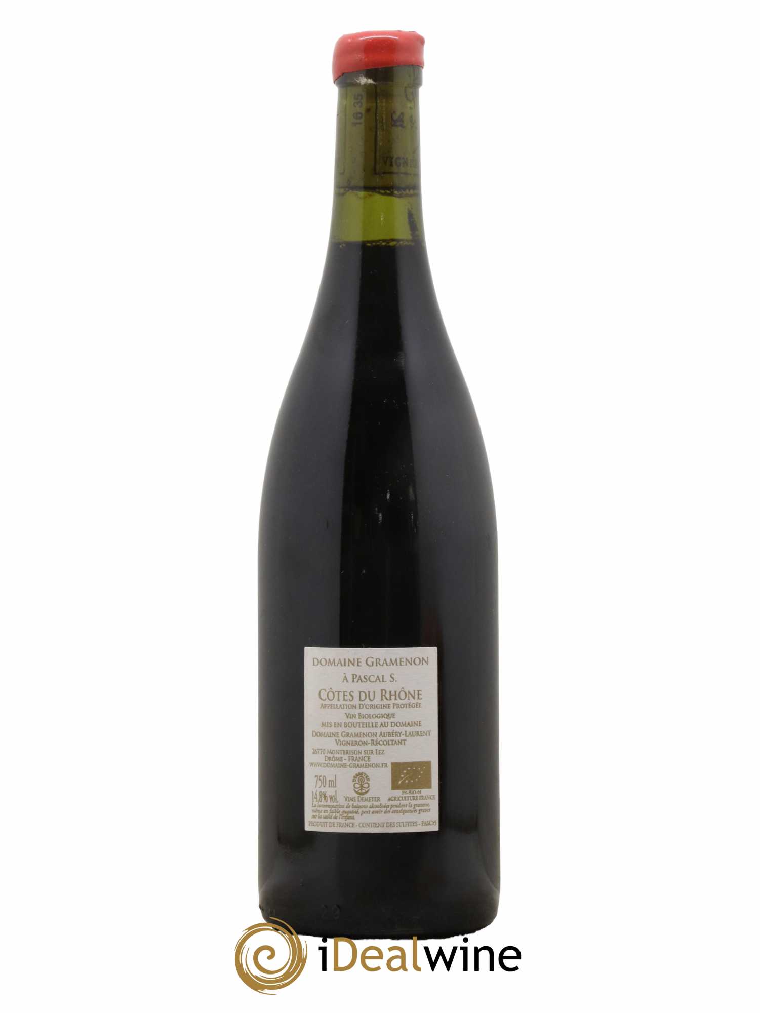 Côtes-du-Rhône A Pascal S. Gramenon (Domaine) 2015 - Lot de 1 bouteille - 1