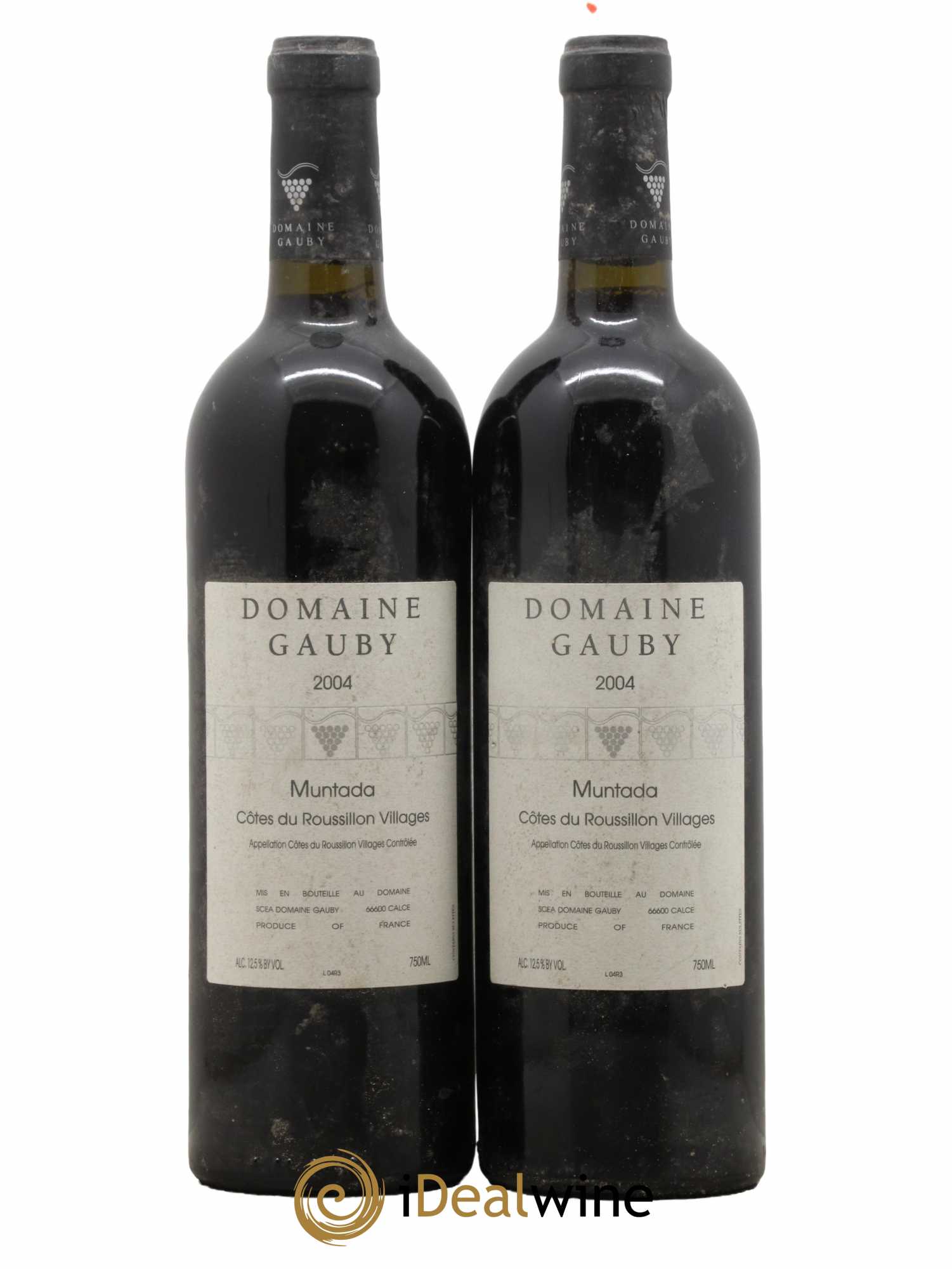 Côtes Catalanes (anciennement Côtes du Roussillon Villages) La Muntada Gauby (Domaine) 2004 - Lot of 2 bottles - 0