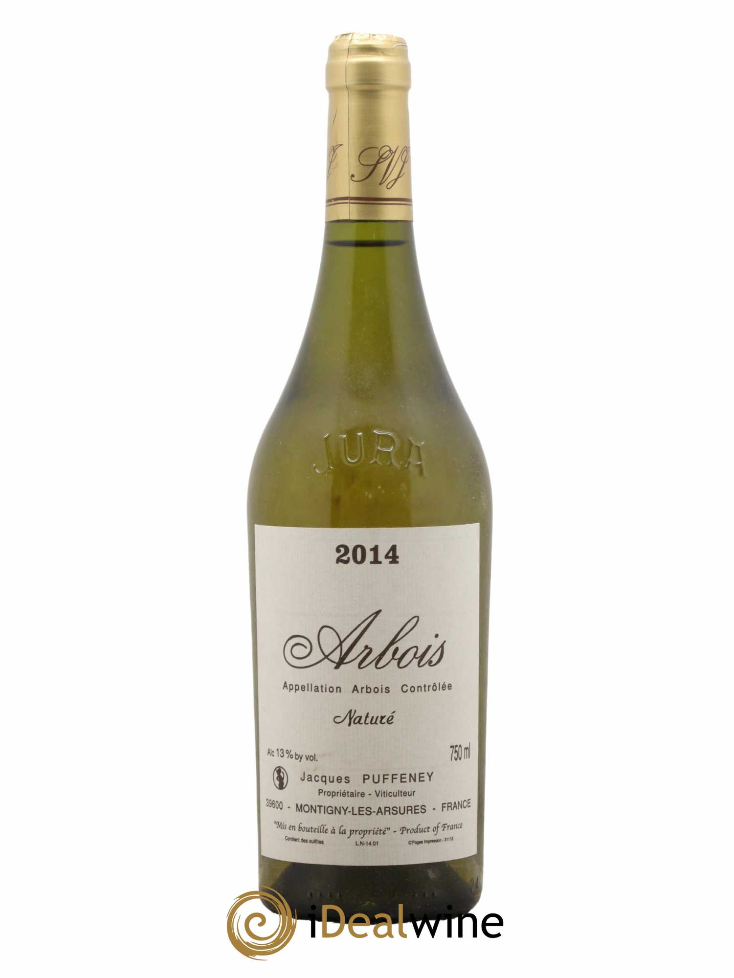 Arbois Naturé Jacques Puffeney 2014 - Lotto di 1 bottiglia - 0