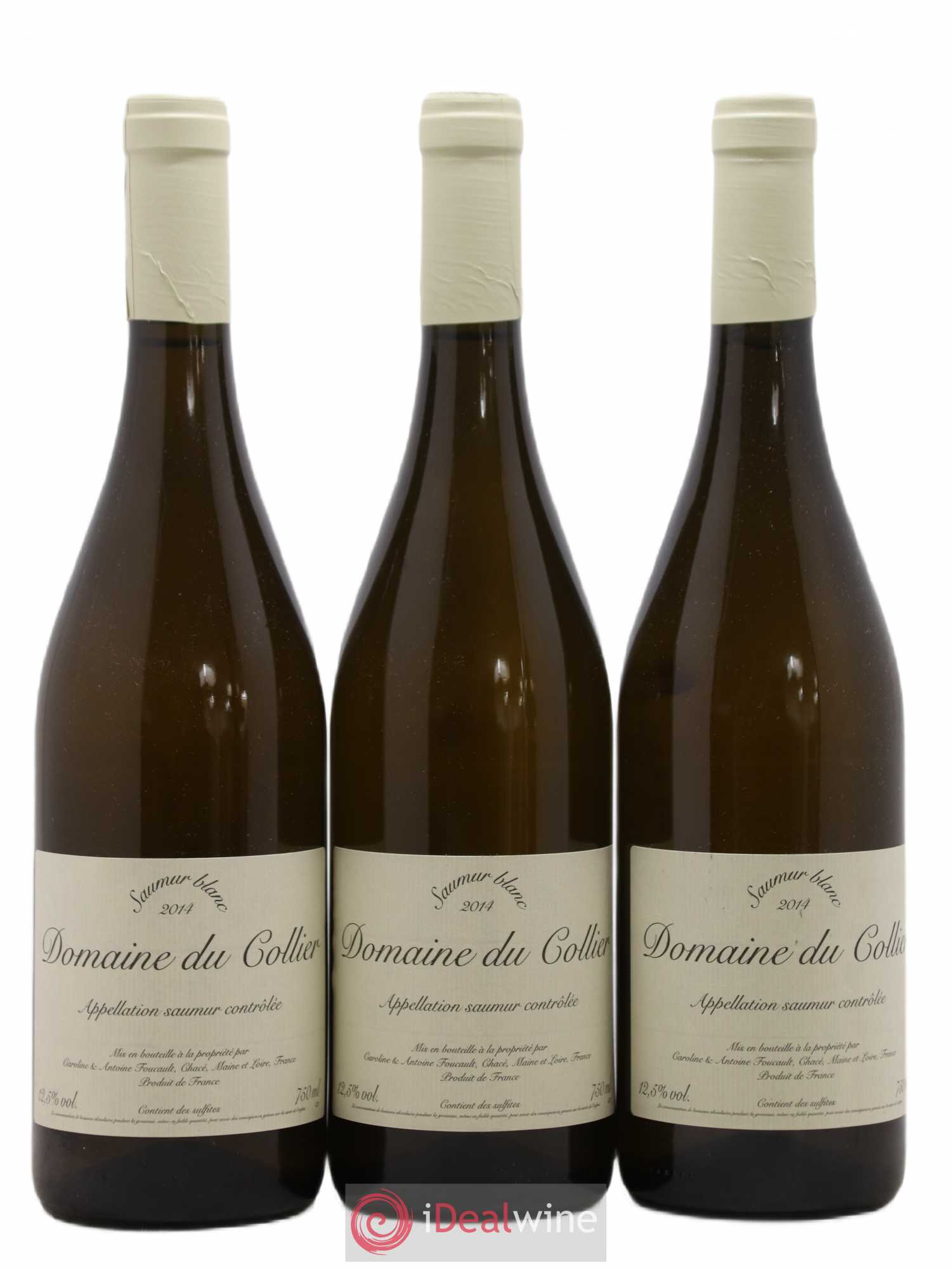 Saumur Domaine du Collier 2014 - Lot de 3 bouteilles - 0
