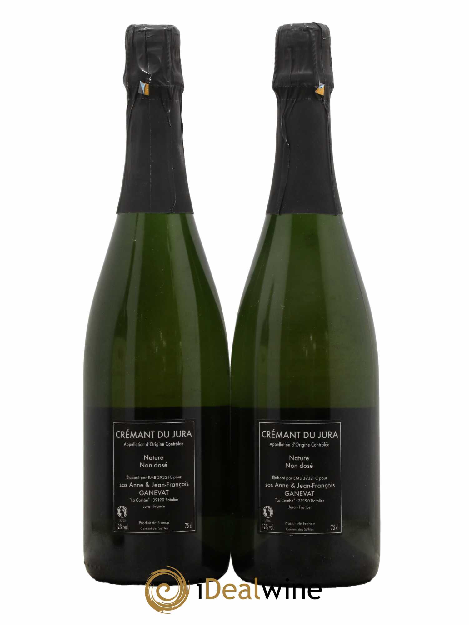Crémant du Jura Jean-François Ganevat (Domaine) La Combe - Lot de 2 bouteilles - 1