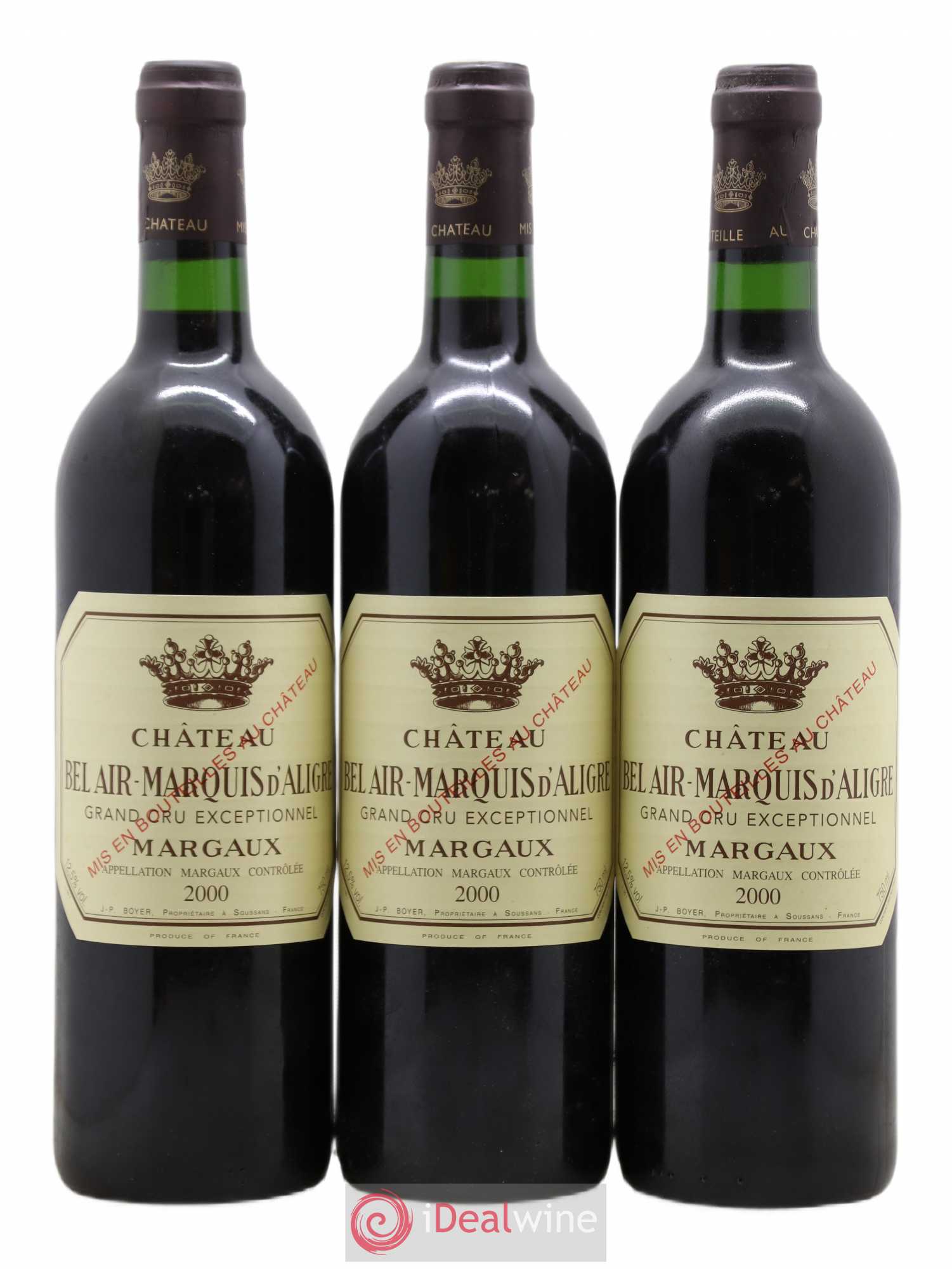 Château Bel Air Marquis d'Aligre 2000 - Lot de 6 bouteilles - 2