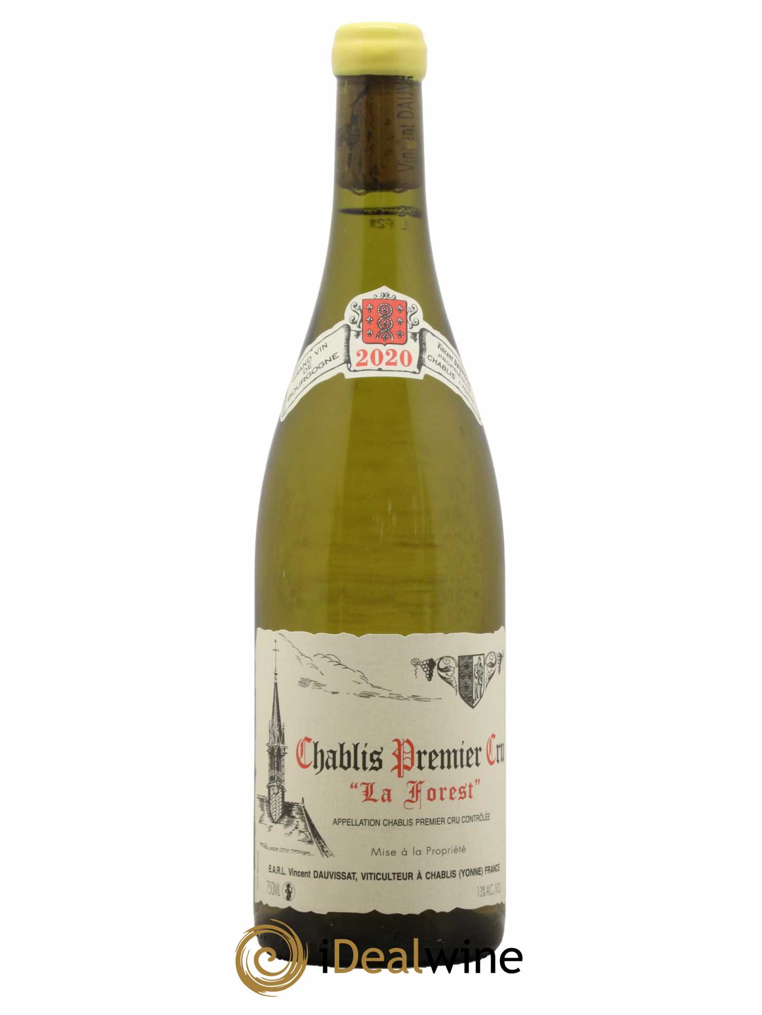 Chablis 1er Cru La Forest Vincent Dauvissat (Domaine) 2020 - Lot de 1 bouteille - 0