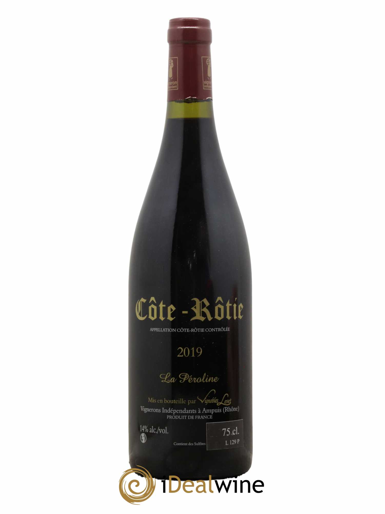 Côte-Rôtie La Péroline Vignobles Levet 2019 - Lot de 1 bouteille - 1