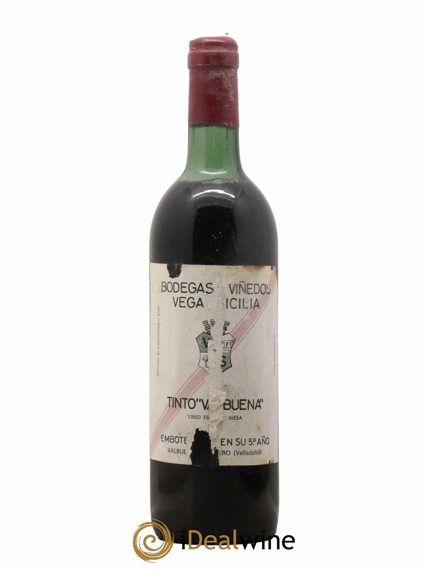 Ribera Del Duero DO Vega Sicilia Valbuena 5 ano Famille Alvarez - Lot de 1 bouteille - 0