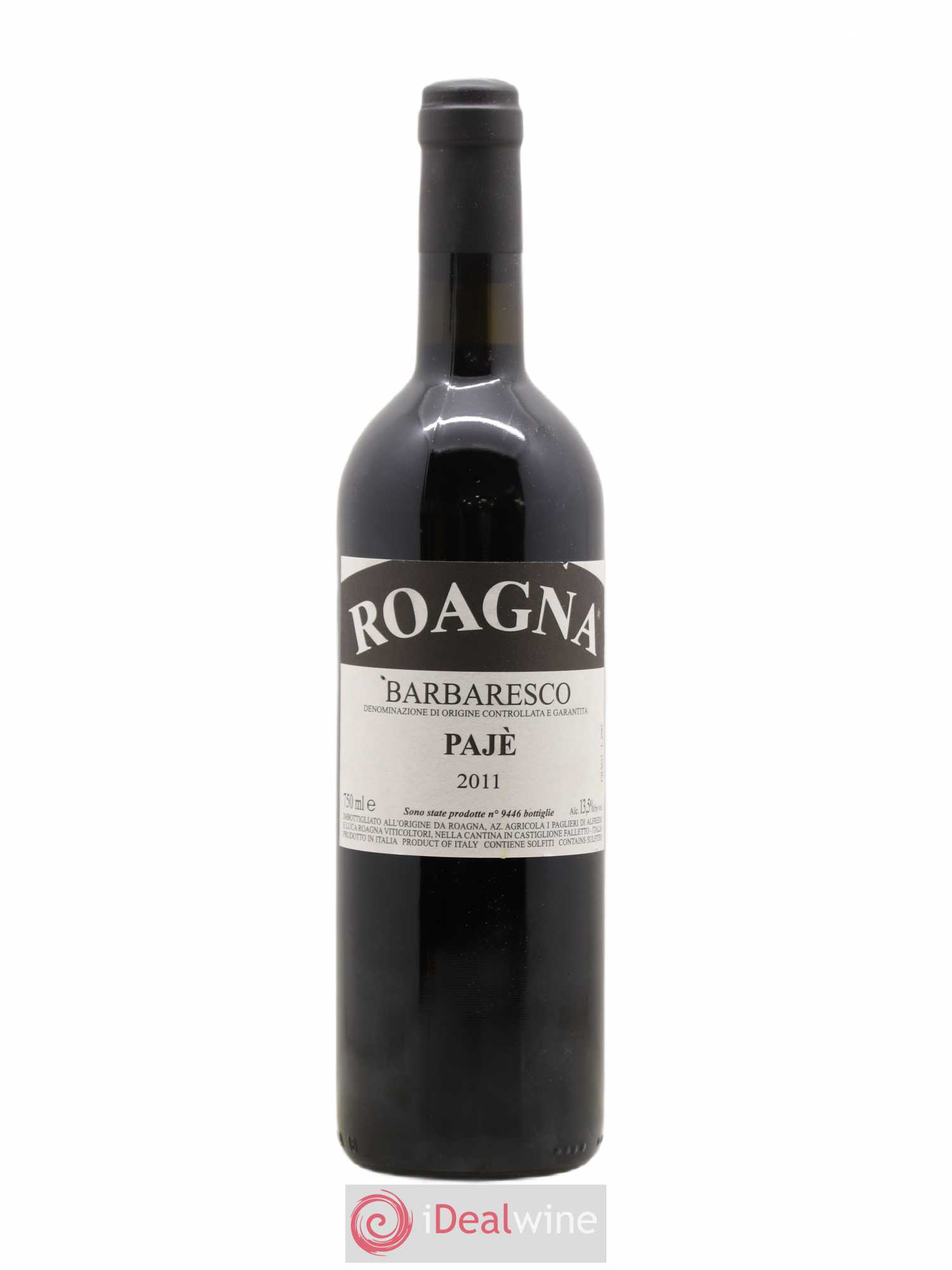 Barbaresco DOCG Pajè Roagna 2011 - Lot de 1 bouteille - 0