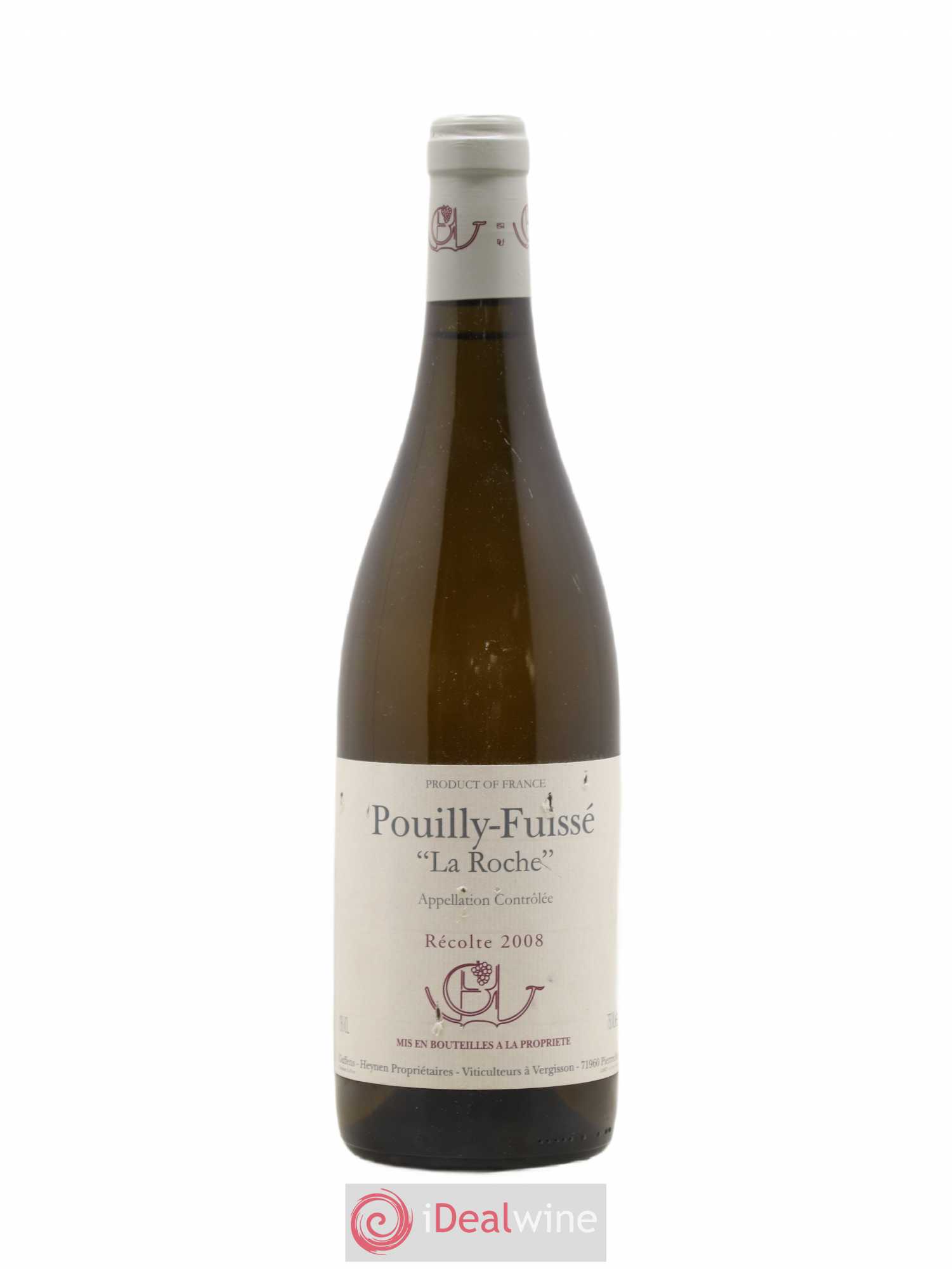 Pouilly-Fuissé La Roche Guffens-Heynen 2008 - Lot de 1 bouteille - 0
