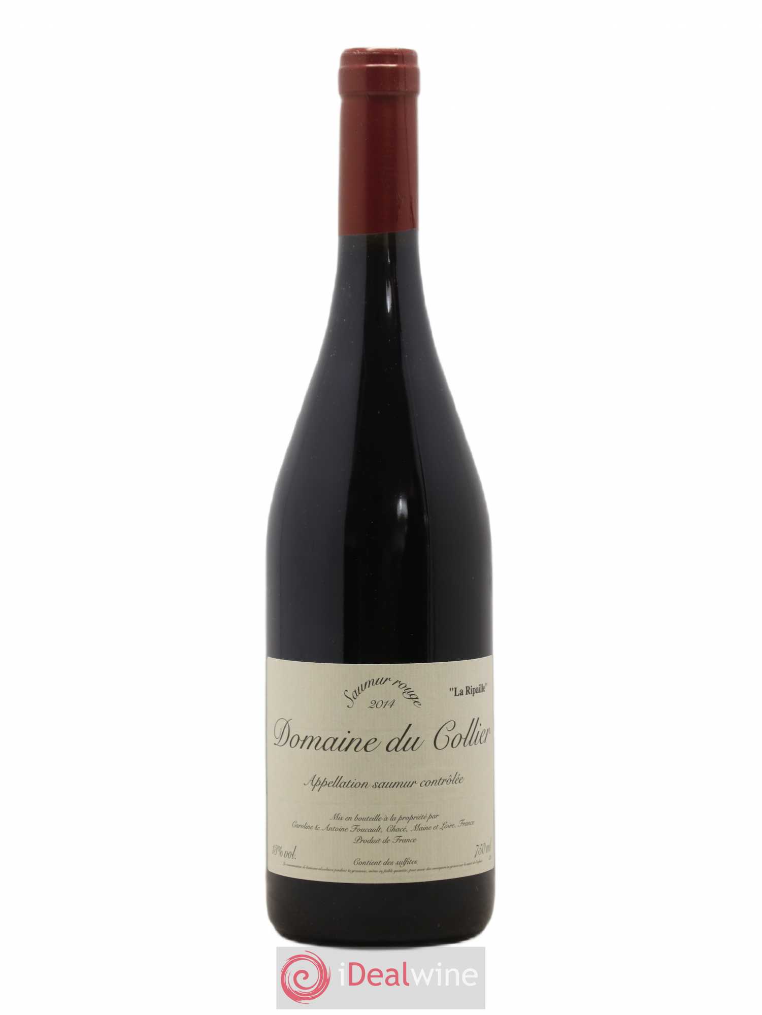 Saumur La Ripaille Domaine du Collier 2014 - Lot de 1 bouteille - 0