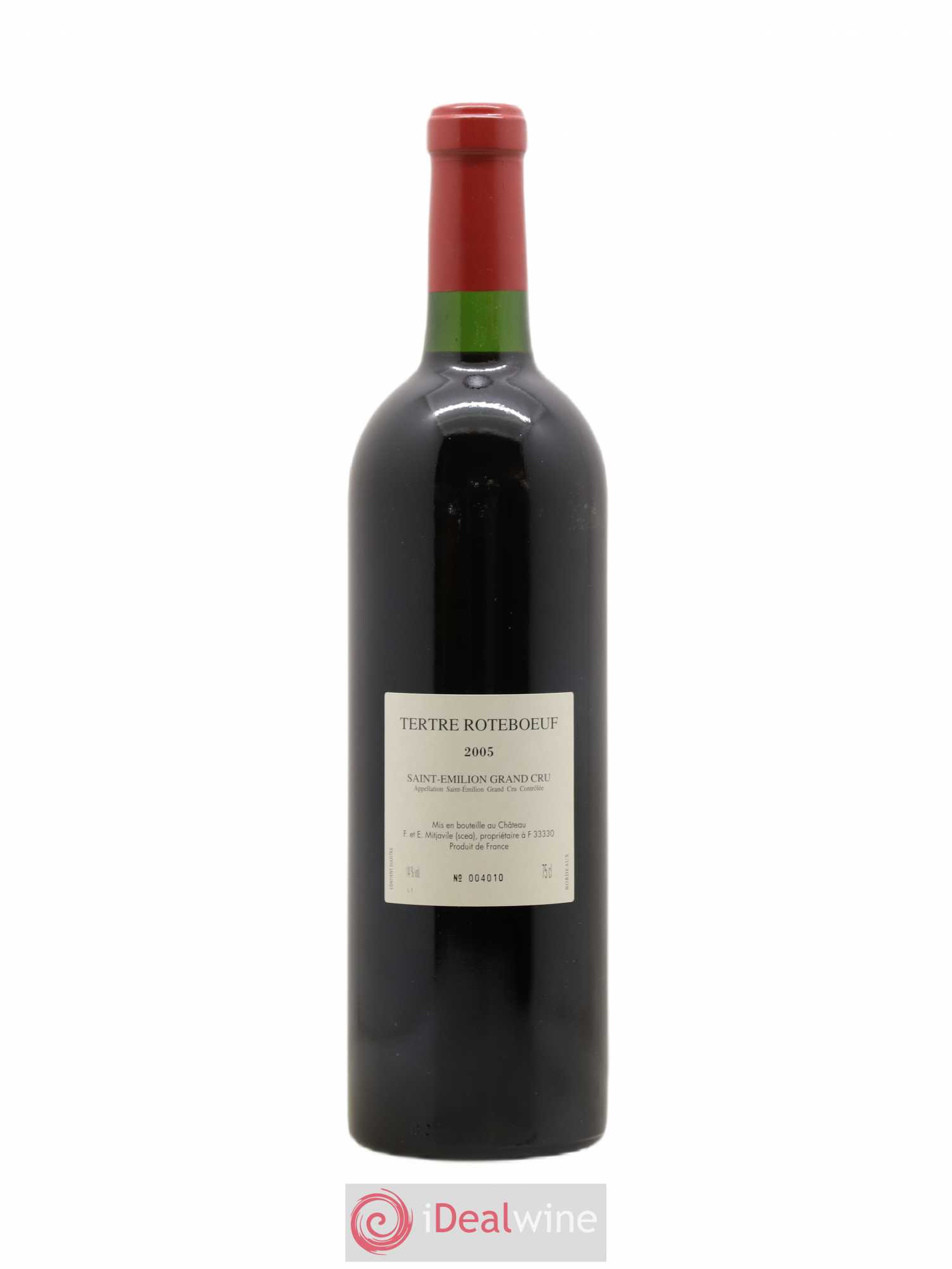 Château Tertre Roteboeuf 2005 - Lot de 1 bouteille - 1