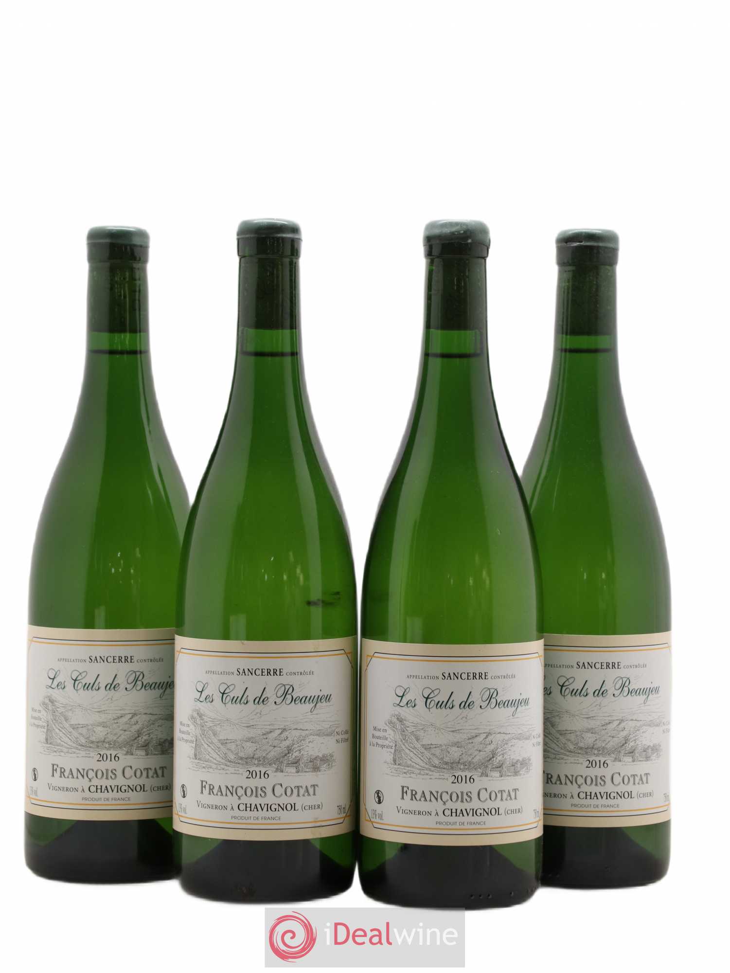 Sancerre Les Culs de Beaujeu François Cotat 2016 - Lot de 4 bouteilles - 0