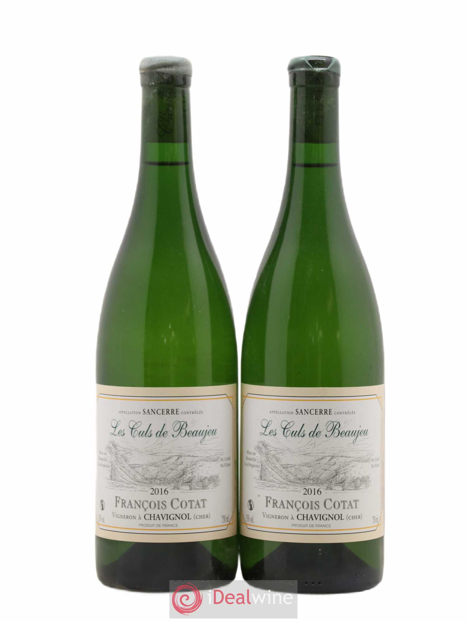 Sancerre Les Culs de Beaujeu François Cotat 2016 - Lot de 2 bouteilles - 0