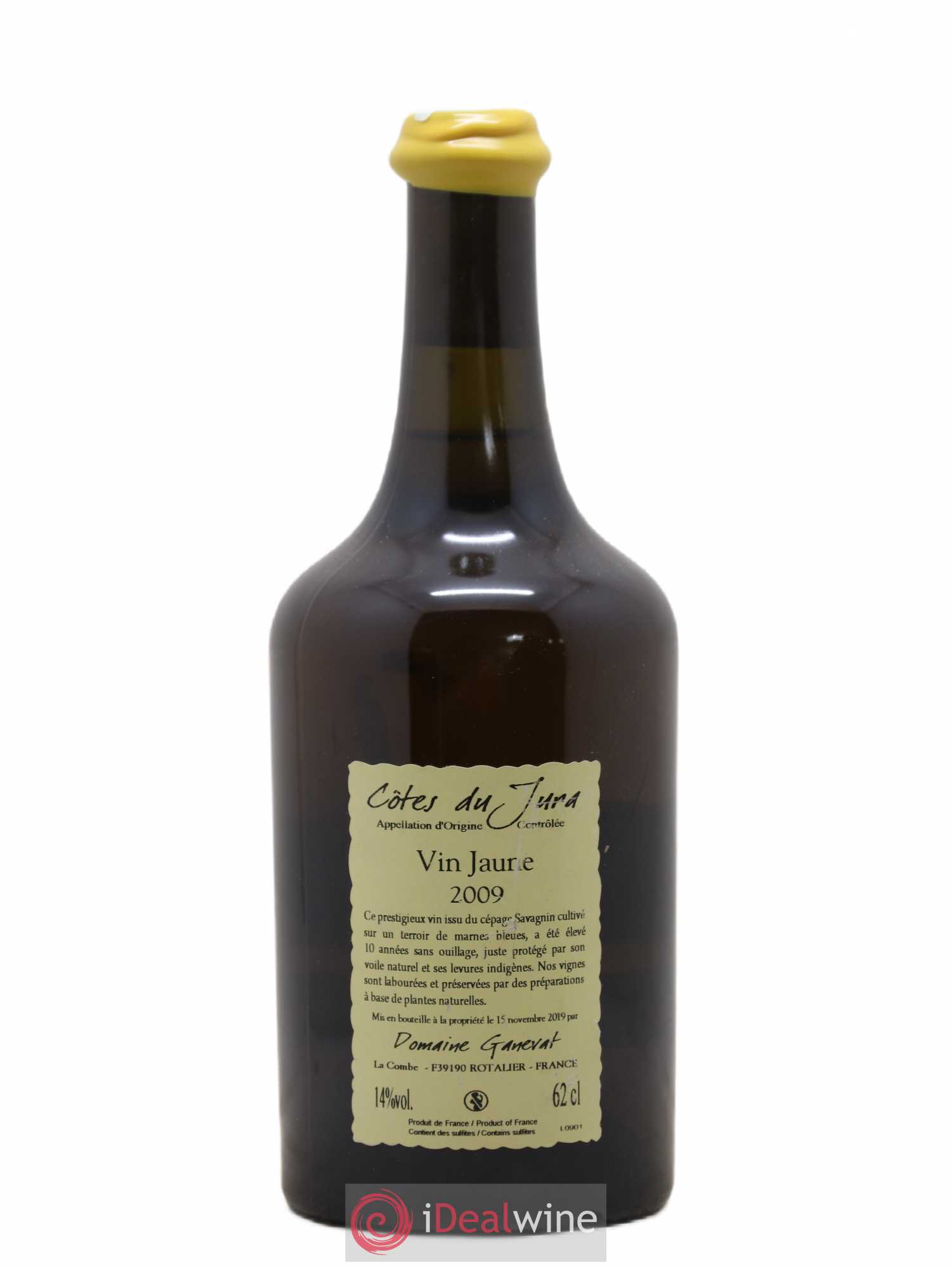 Côtes du Jura Vin Jaune Jean-François Ganevat (Domaine) 2009 - Lot de 1 bouteille - 1