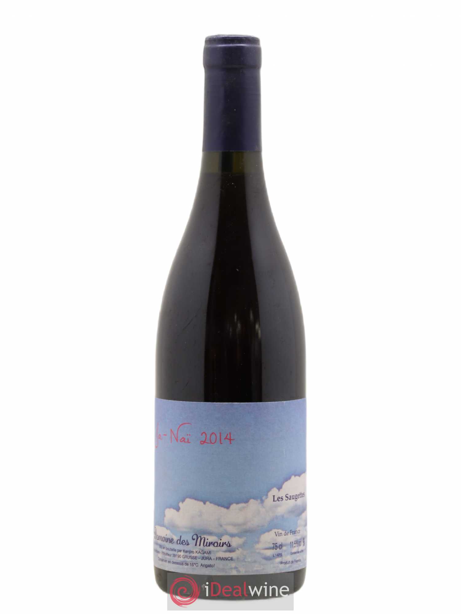 Vin de France Ja Nai Les Saugettes Kenjiro Kagami - Domaine des Miroirs 2014 - Lot de 1 bouteille - 0