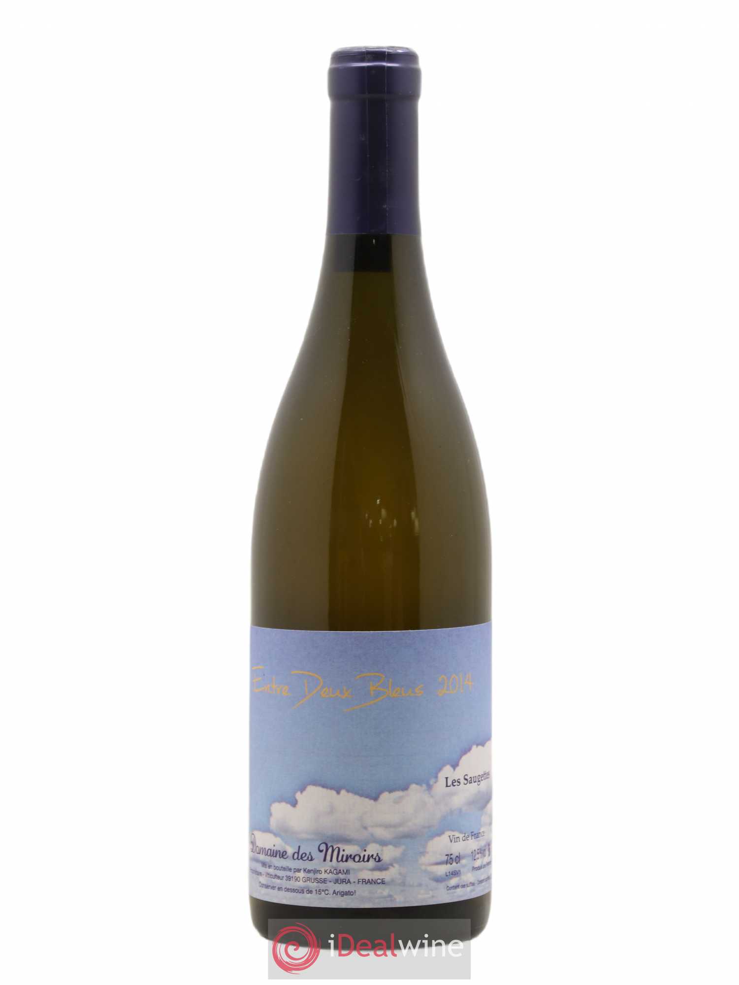 Vin de France Entre Deux Bleus Les saugettes Kenjiro Kagami - Domaine des Miroirs 2014 - Lot de 1 bouteille - 0