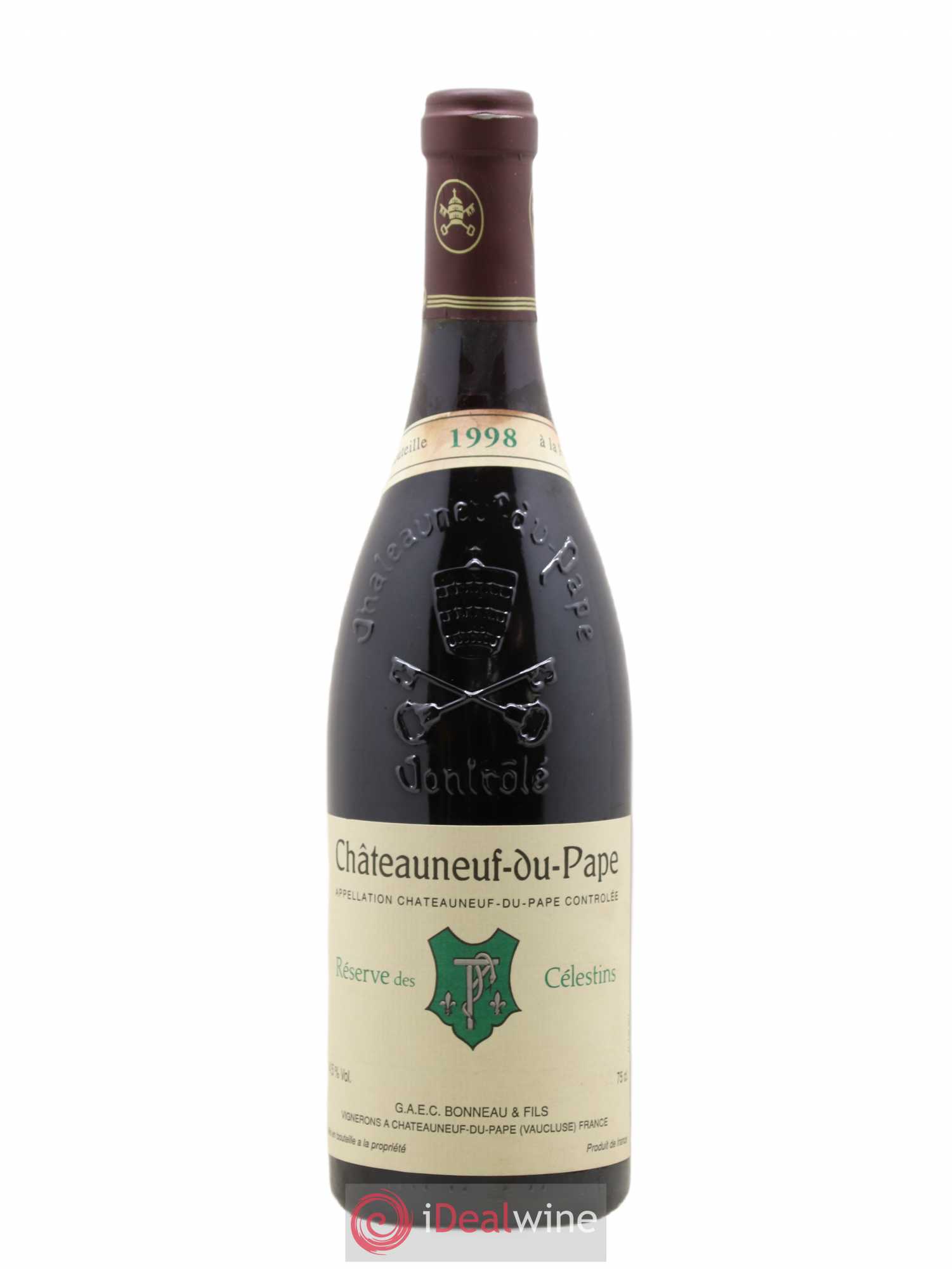 Châteauneuf-du-Pape Réserve des Célestins Henri Bonneau & Fils 1998 - Lot de 1 bouteille - 0