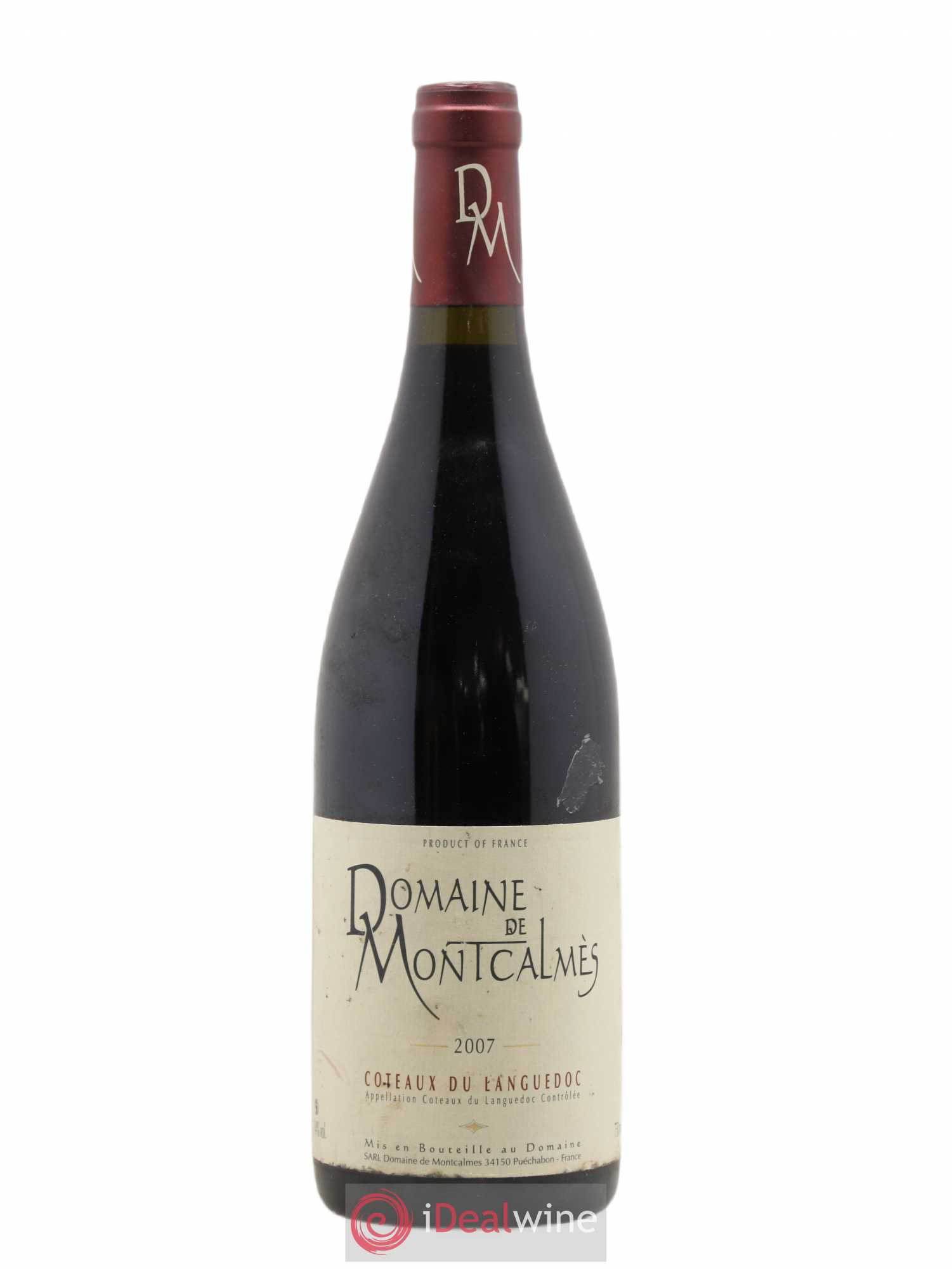Terrasses du Larzac Domaine de Montcalmès Frédéric Pourtalié 2007 - Lot de 1 bouteille - 0