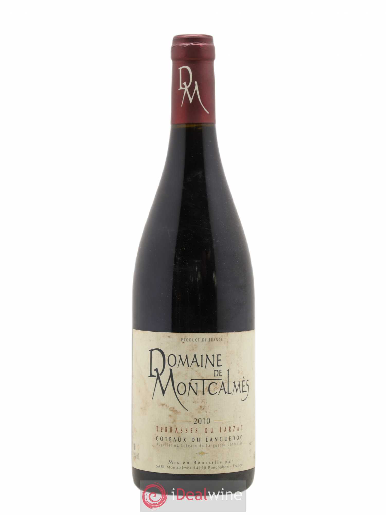 Terrasses du Larzac Domaine de Montcalmès Frédéric Pourtalié 2010 - Lot de 1 bouteille - 0