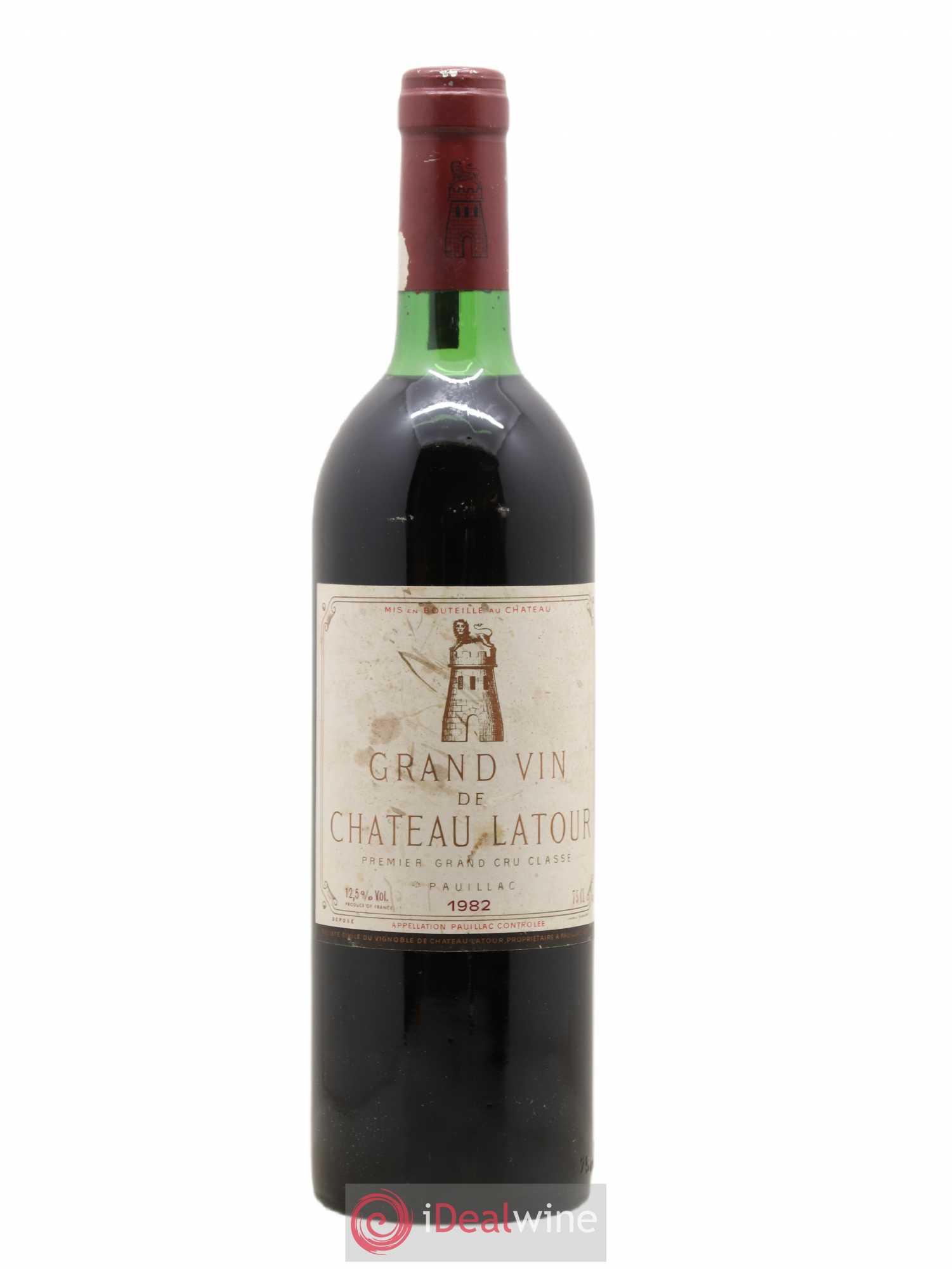 Château Latour 1er Grand Cru Classé 1982 - Lot de 1 bouteille - 0