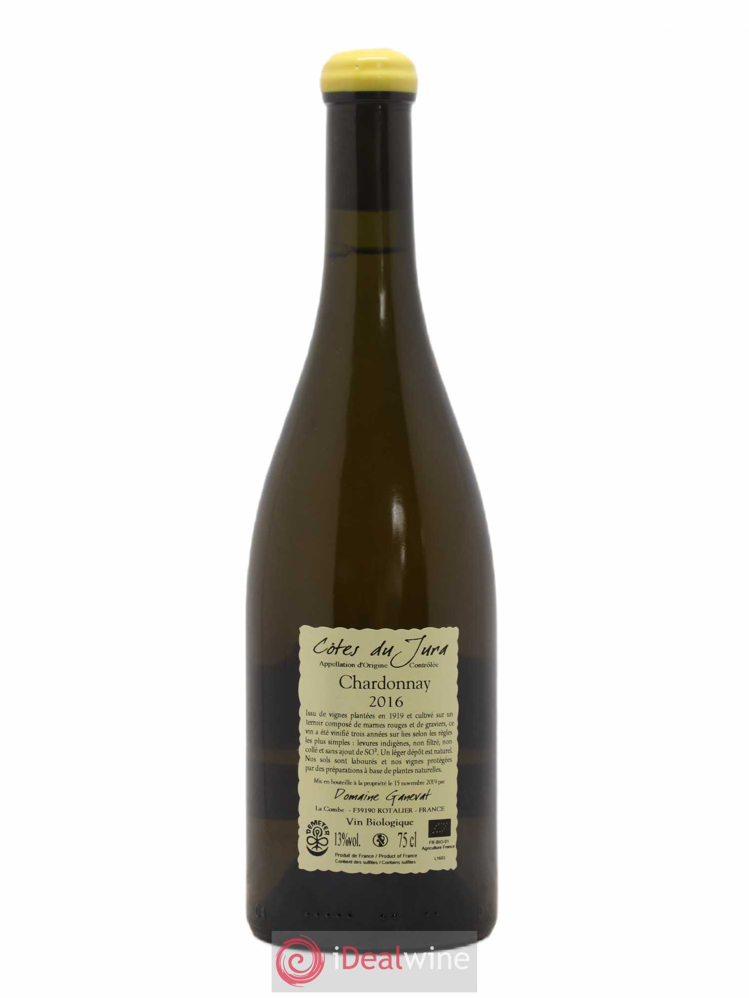 Côtes du Jura Les Grands Teppes Vieilles Vignes Jean-François Ganevat (Domaine) 2016 - Lot de 1 bouteille - 1