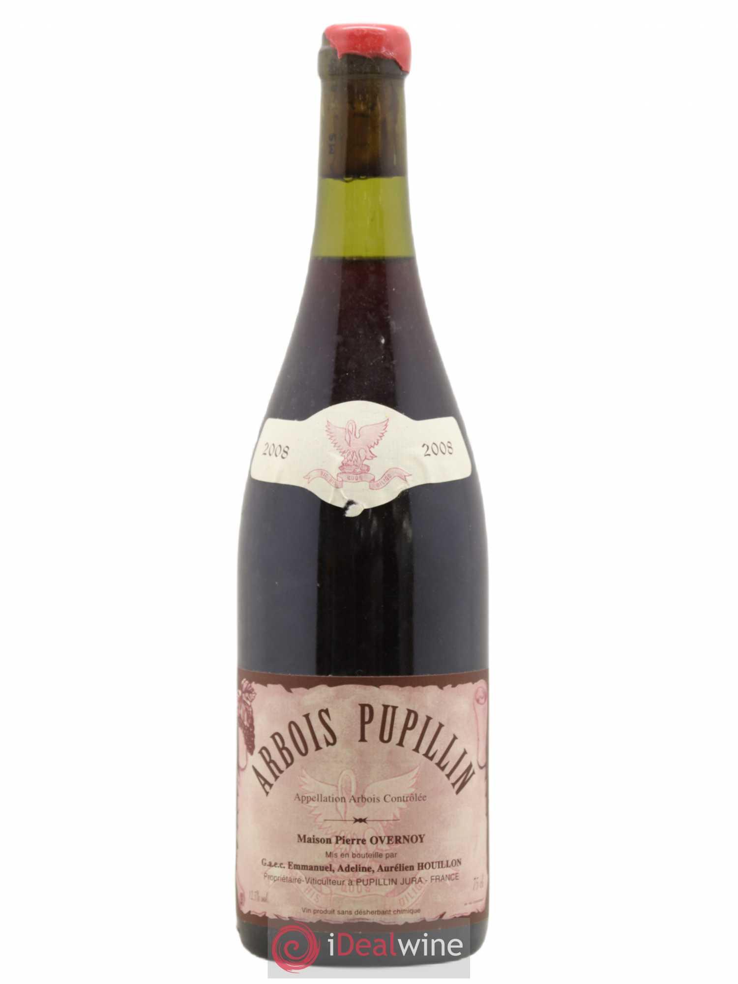 Arbois-Pupillin Poulsard (cire rouge) Overnoy-Houillon (Domaine) 2008 - Lot de 1 bouteille - 0